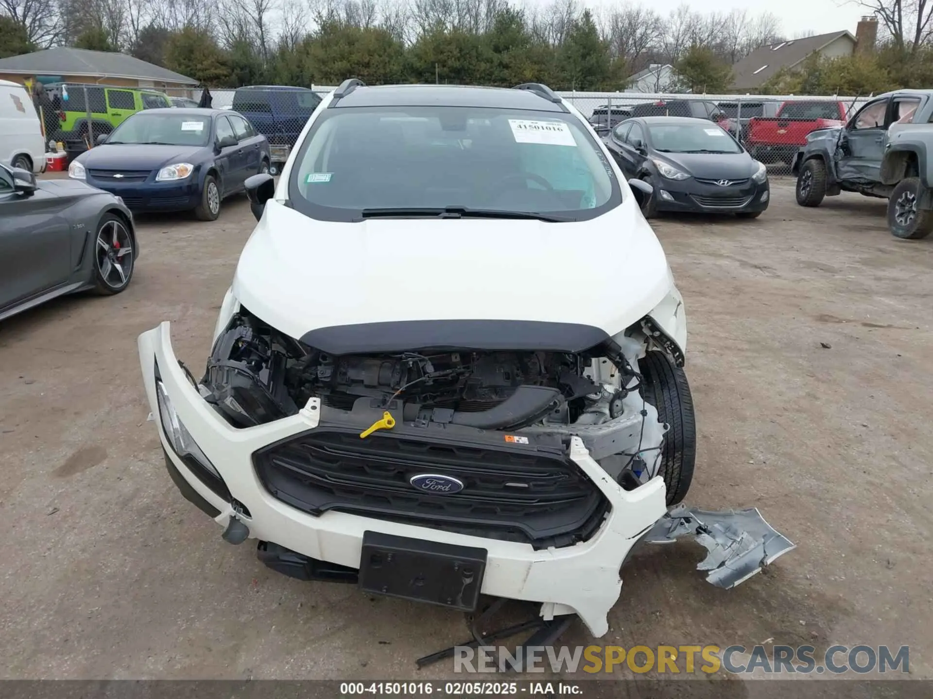 12 Photograph of a damaged car MAJ6S3JL3NC470159 FORD ECOSPORT 2022