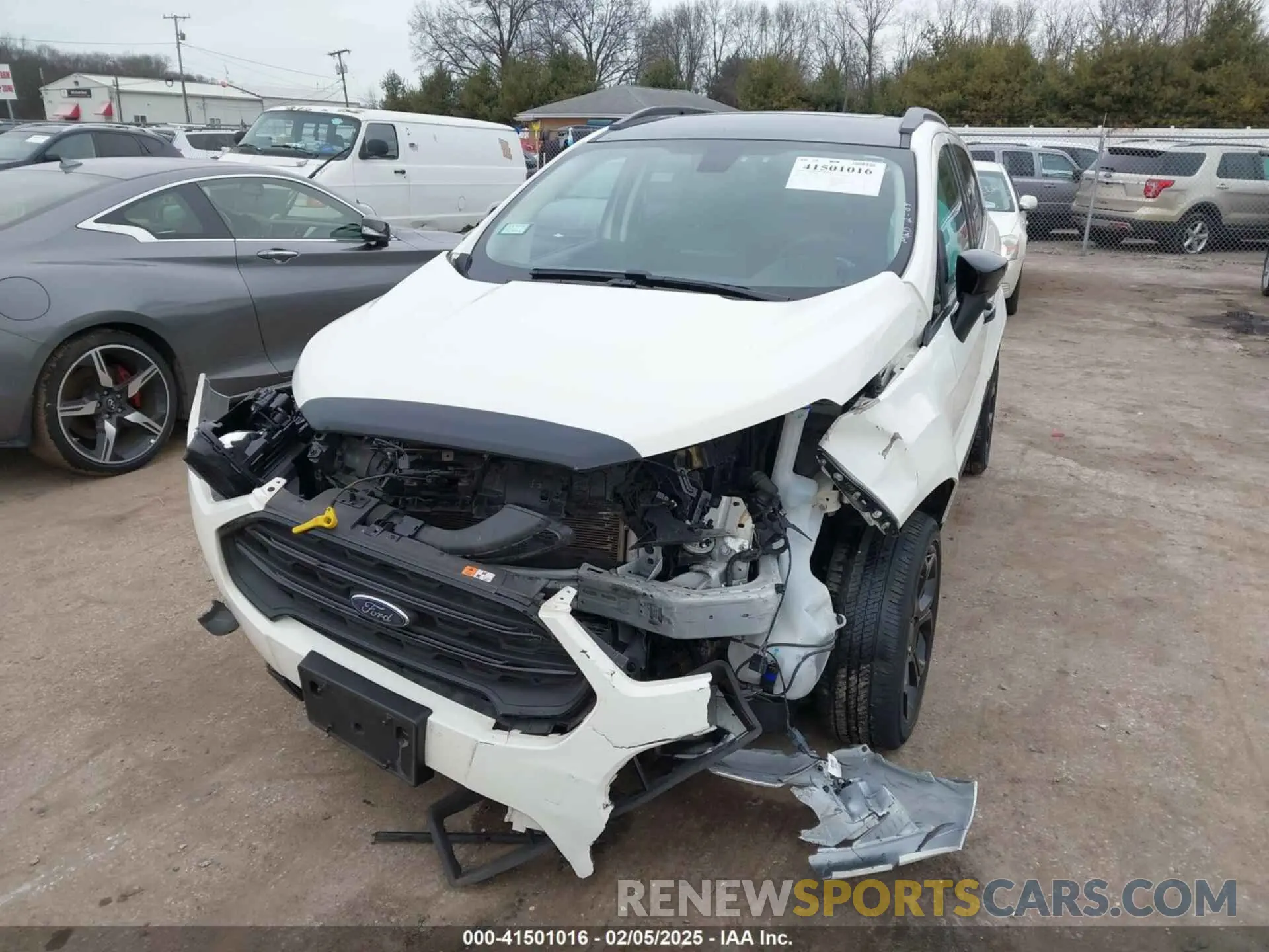 2 Photograph of a damaged car MAJ6S3JL3NC470159 FORD ECOSPORT 2022