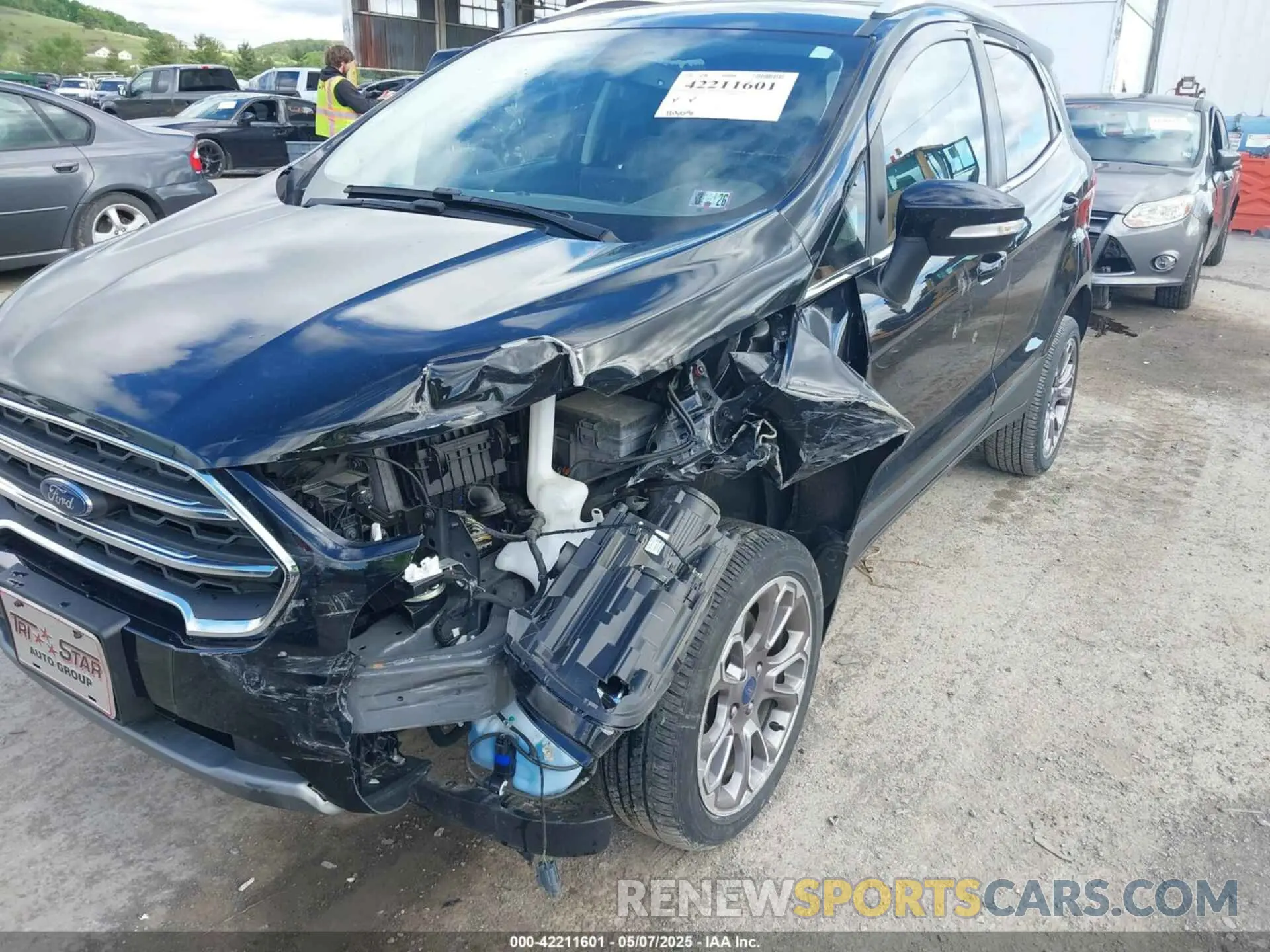 6 Photograph of a damaged car MAJ6S3KL6NC472017 FORD ECOSPORT 2022