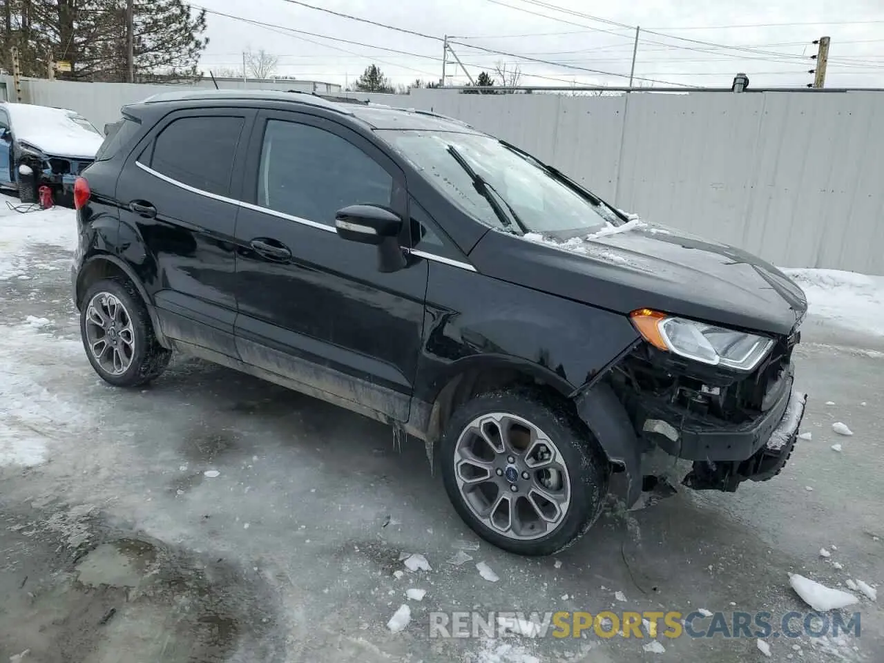 4 Photograph of a damaged car MAJ6S3KL9NC474103 FORD ECOSPORT 2022