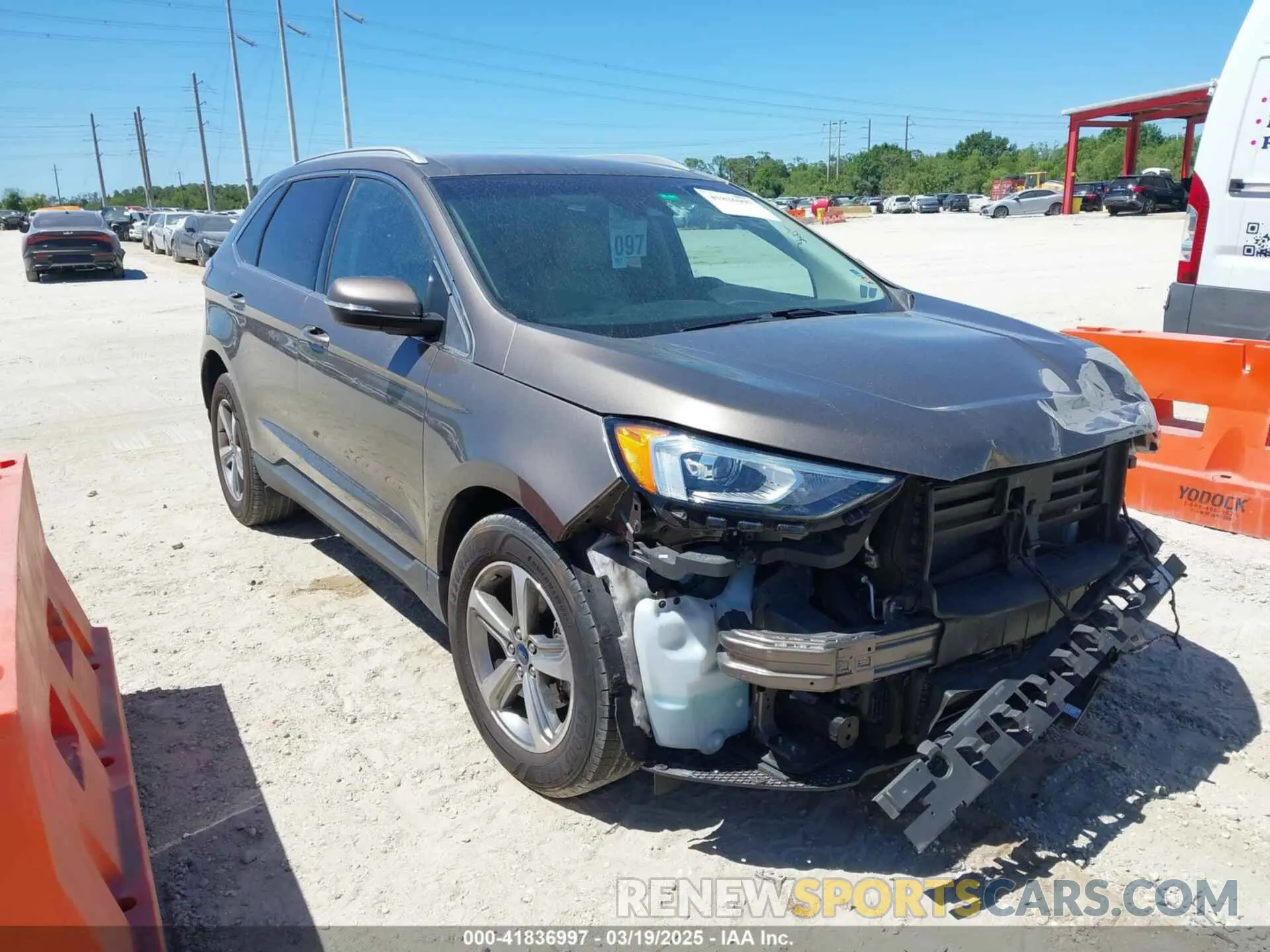 1 Photograph of a damaged car 2FMPK3J90KBB67205 FORD EDGE 2019