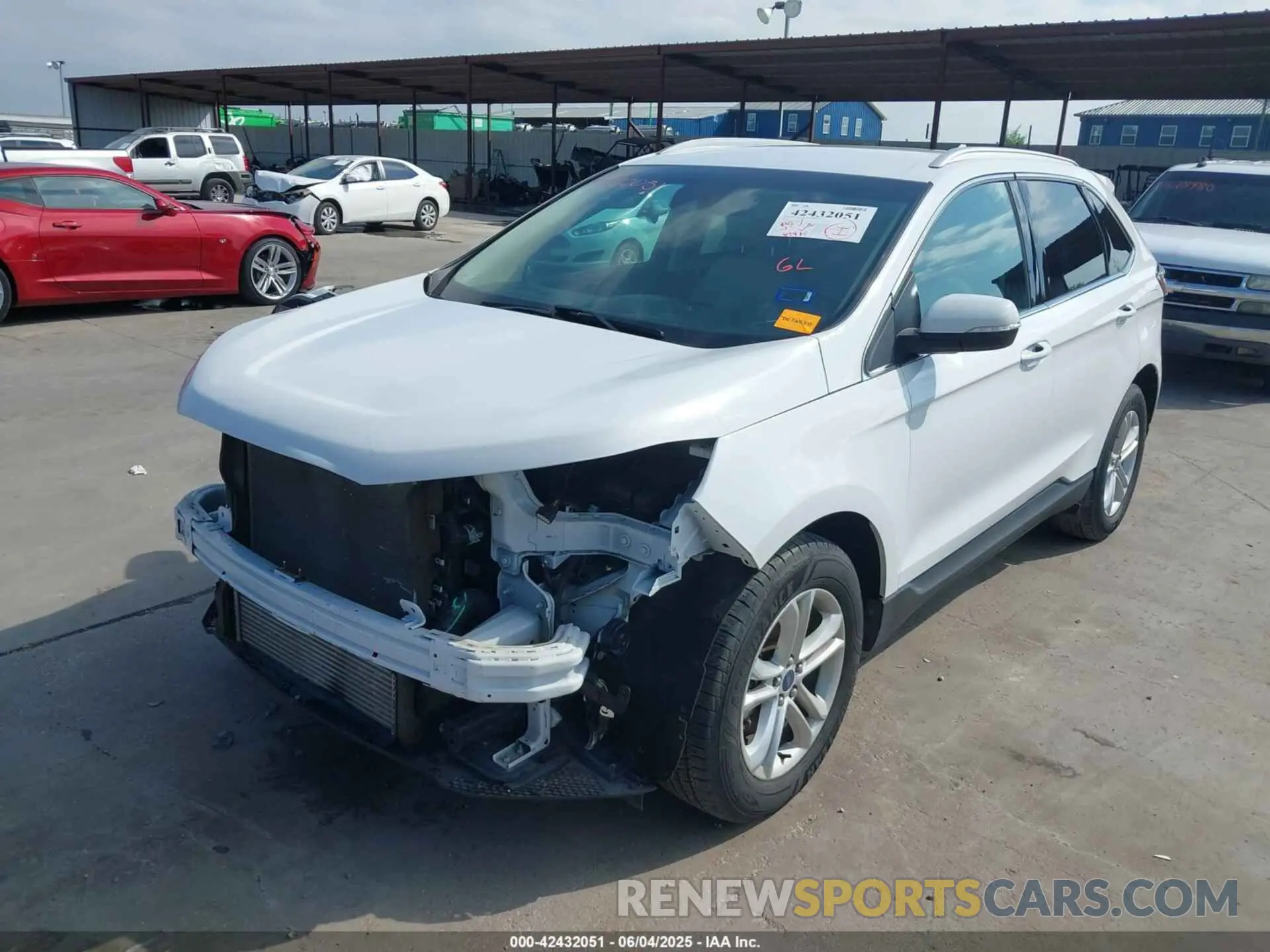 2 Photograph of a damaged car 2FMPK3J94KBC49437 FORD EDGE 2019