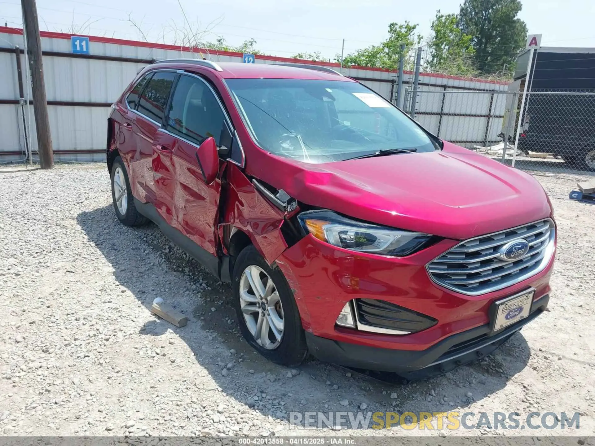 1 Photograph of a damaged car 2FMPK3J95KBB40310 FORD EDGE 2019