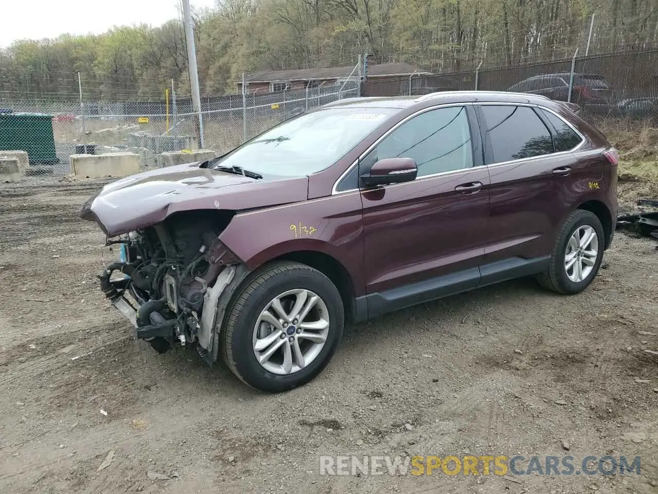 1 Photograph of a damaged car 2FMPK3J98KBB45260 FORD EDGE 2019