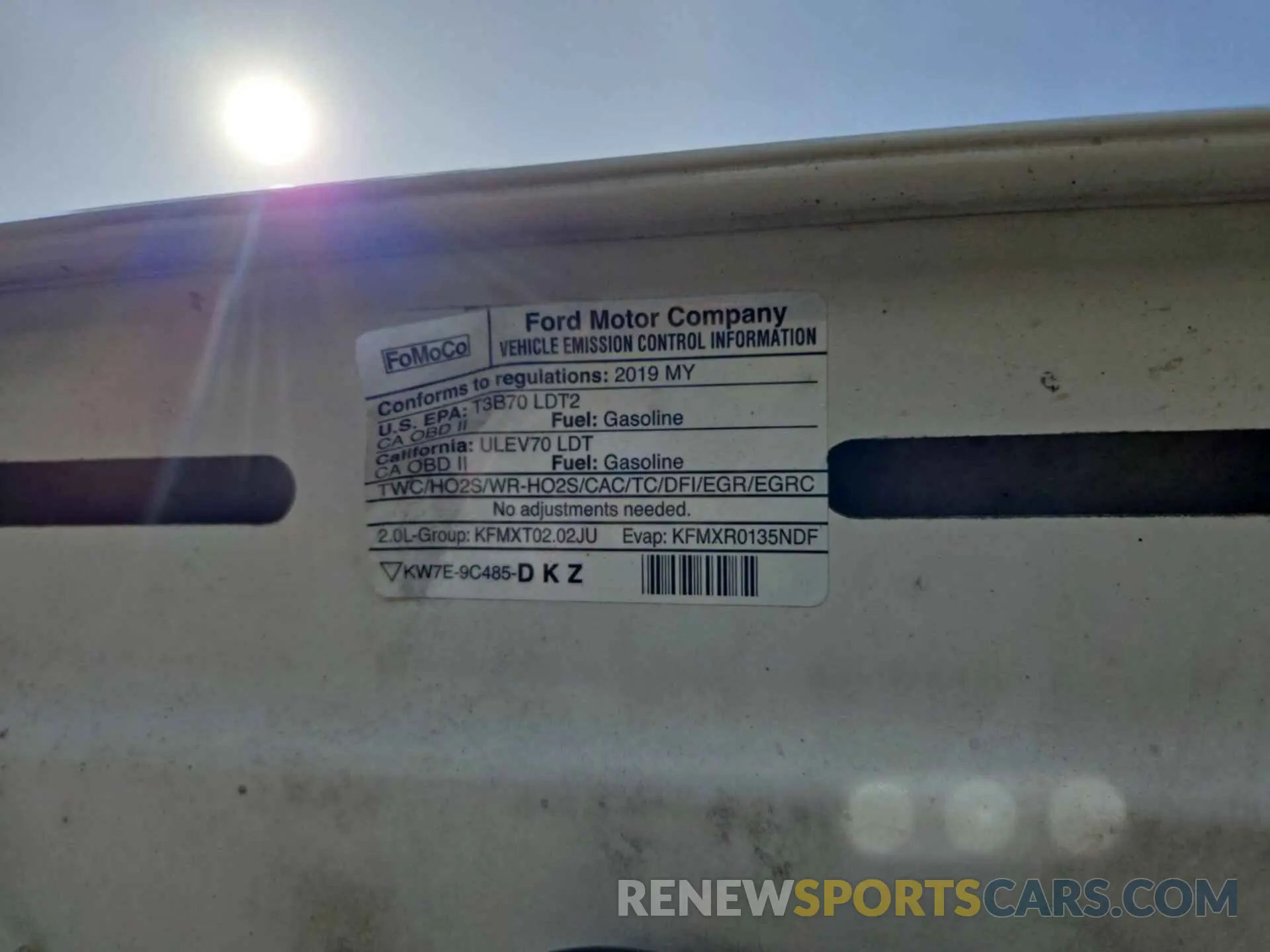 47 Photograph of a damaged car 2FMPK3J98KBC37758 FORD EDGE 2019