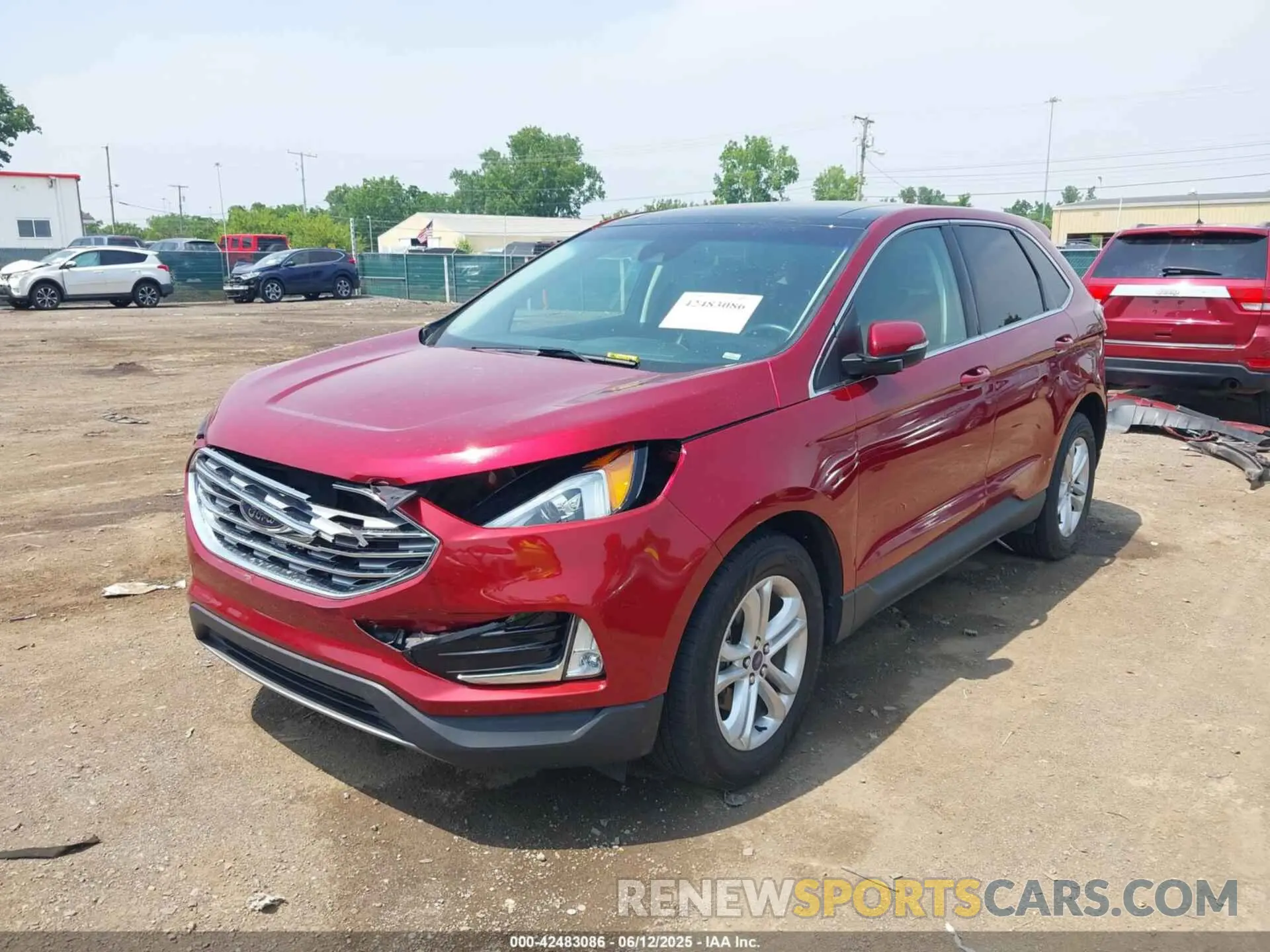 2 Photograph of a damaged car 2FMPK3J9XKBB60388 FORD EDGE 2019