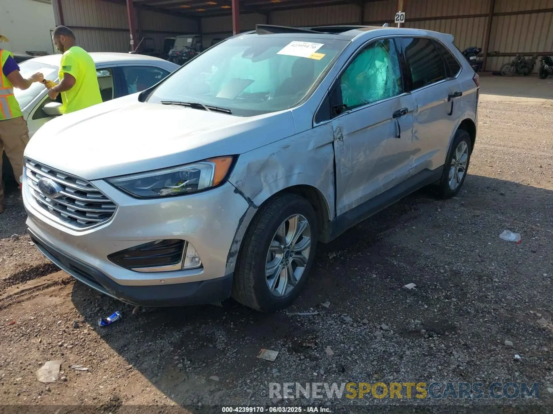 2 Photograph of a damaged car 2FMPK3K90KBB56655 FORD EDGE 2019