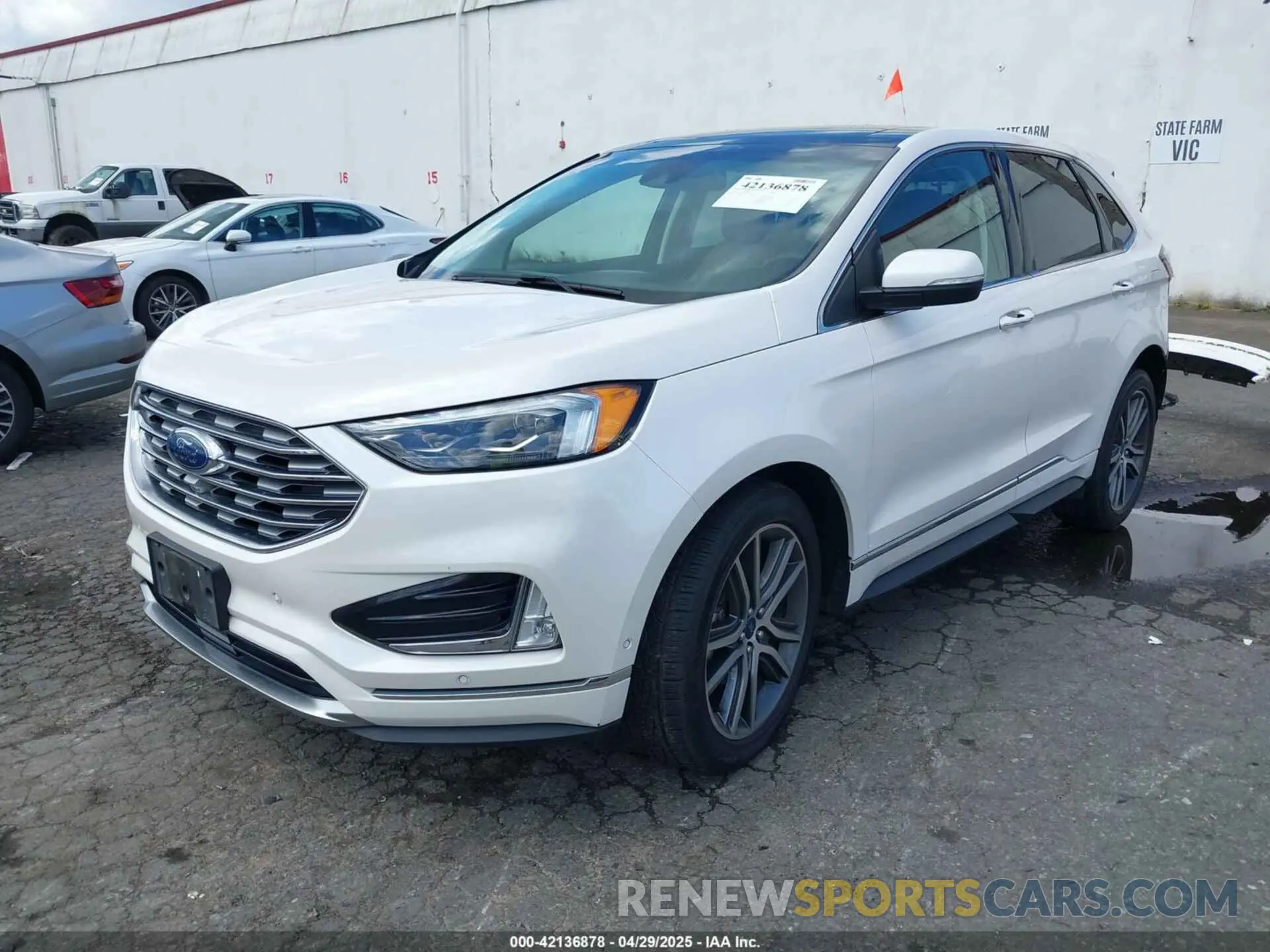 2 Photograph of a damaged car 2FMPK3K91KBB14379 FORD EDGE 2019