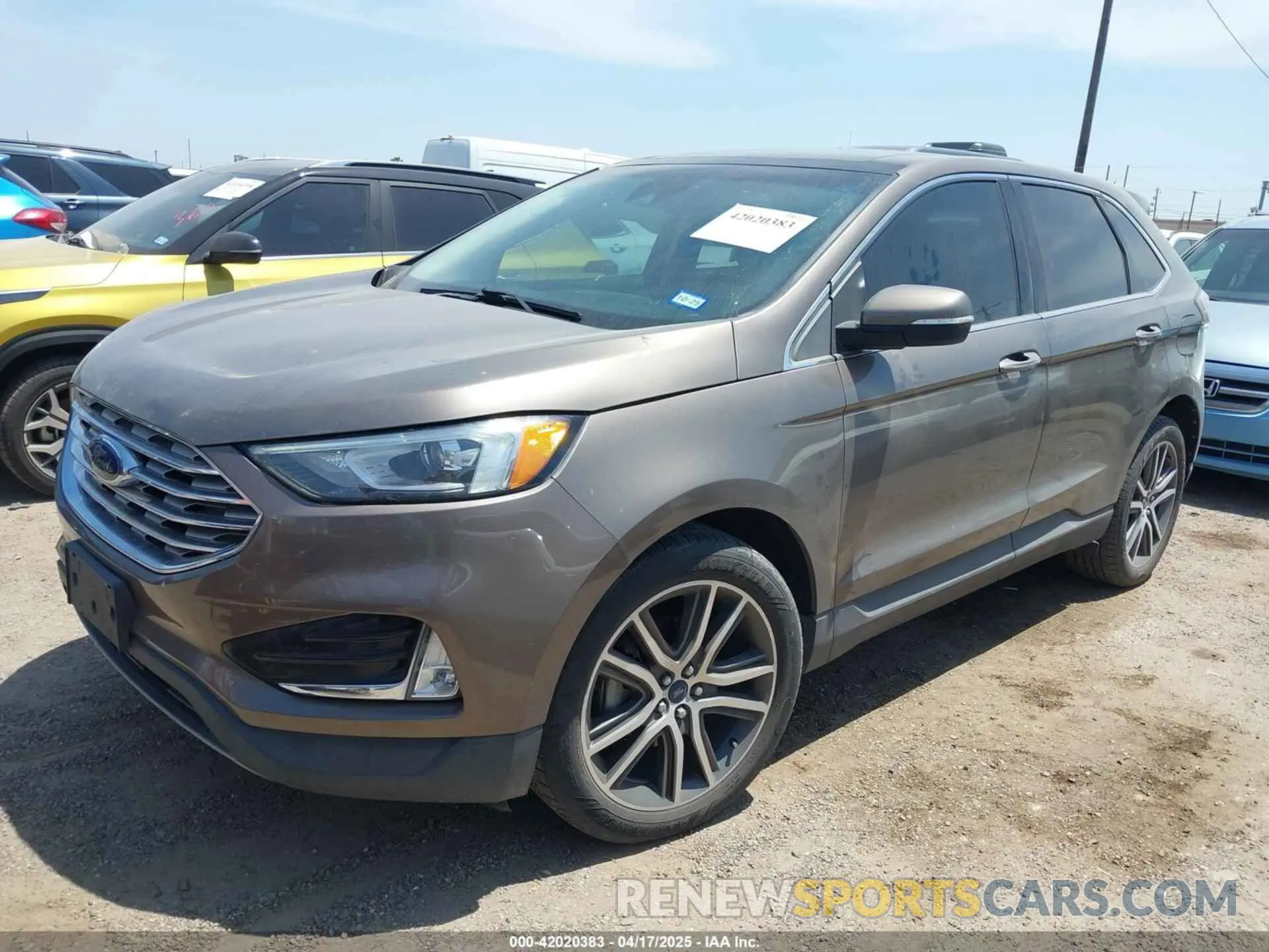 2 Photograph of a damaged car 2FMPK3K91KBB48872 FORD EDGE 2019
