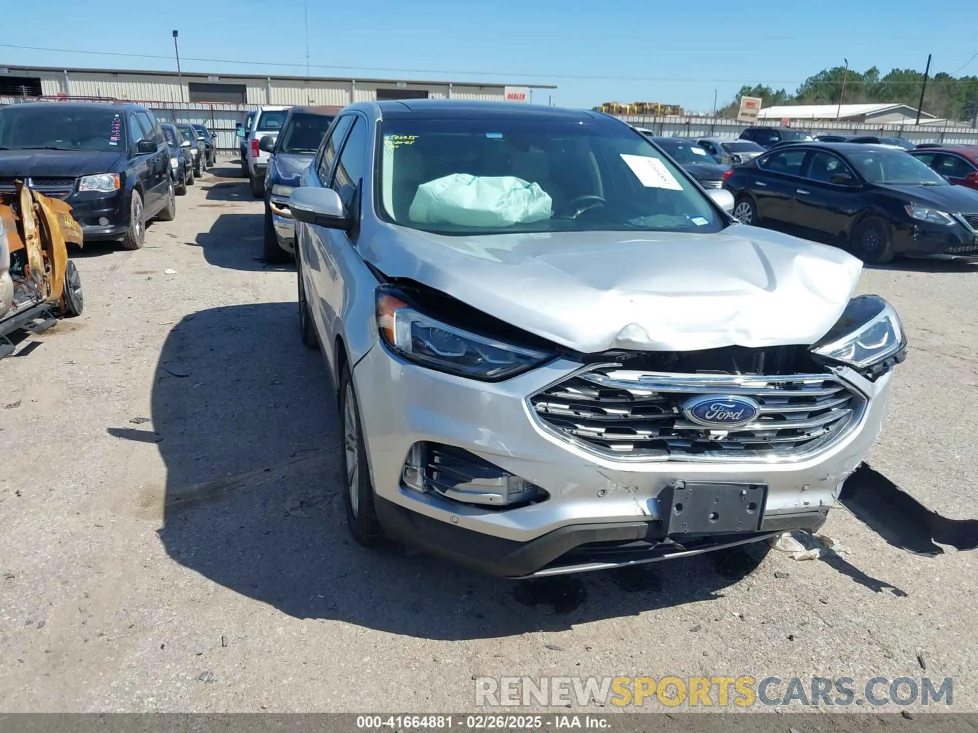 1 Photograph of a damaged car 2FMPK3K92KBC37317 FORD EDGE 2019