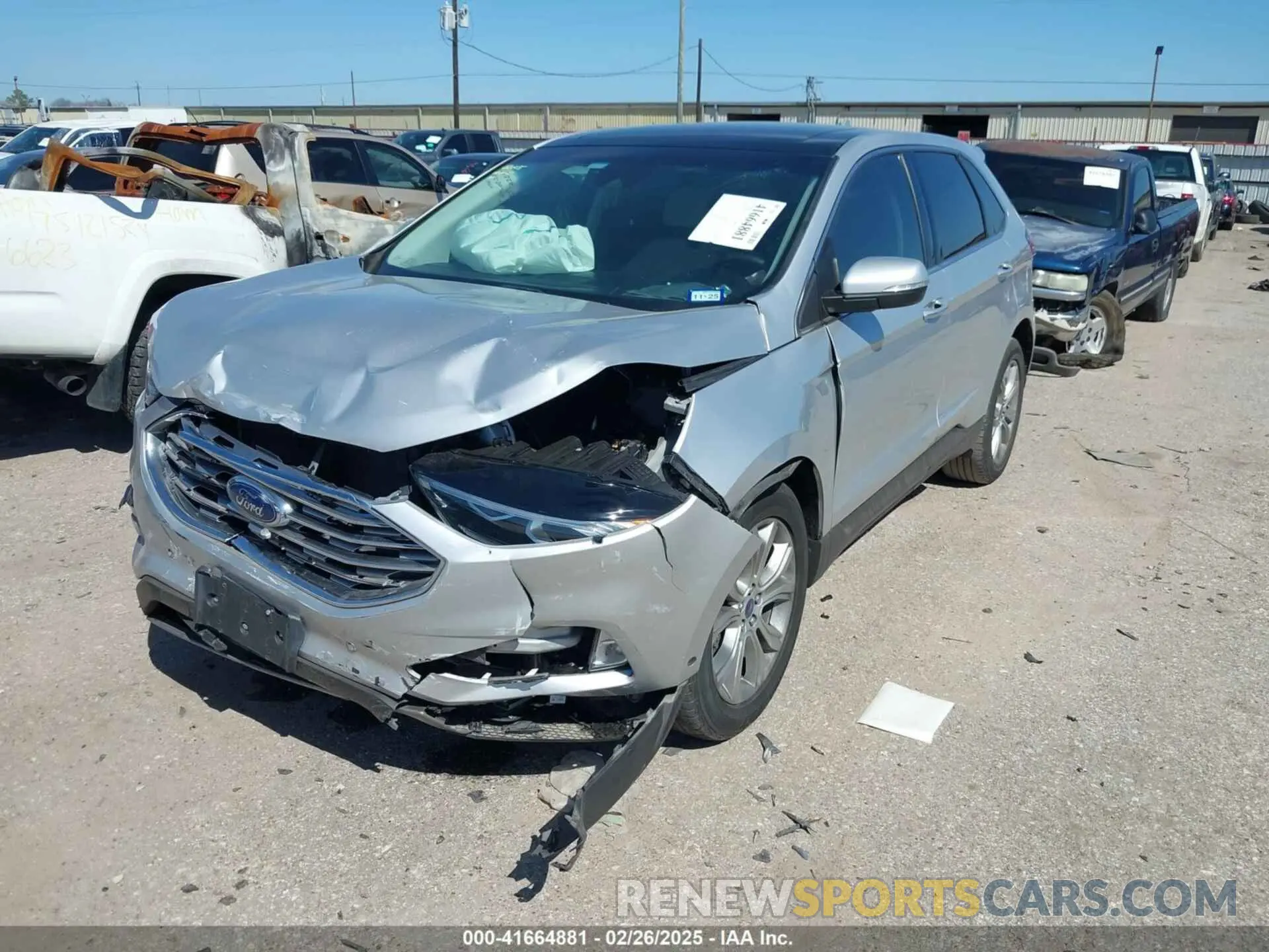 2 Photograph of a damaged car 2FMPK3K92KBC37317 FORD EDGE 2019