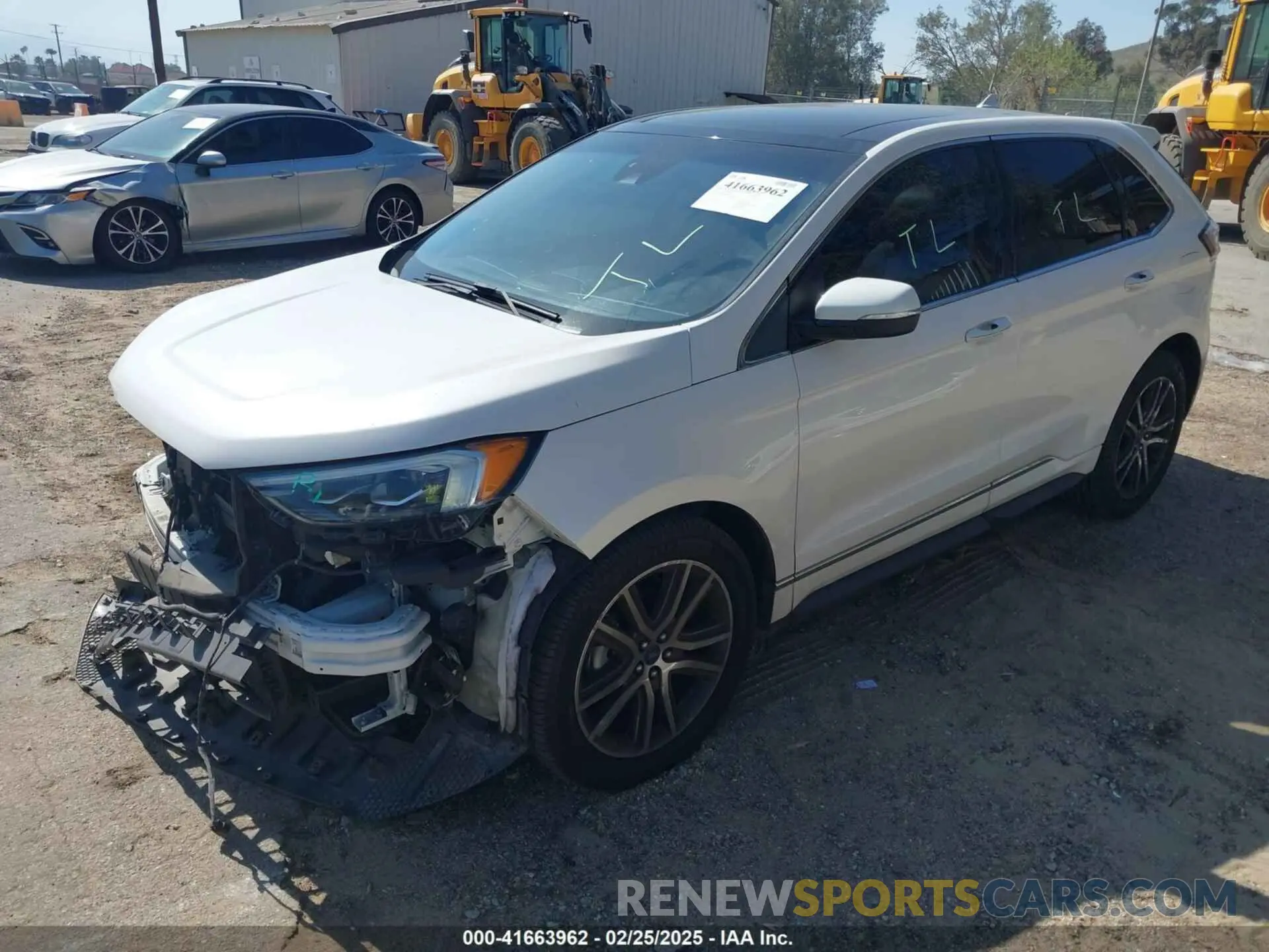 2 Photograph of a damaged car 2FMPK3K94KBB32715 FORD EDGE 2019