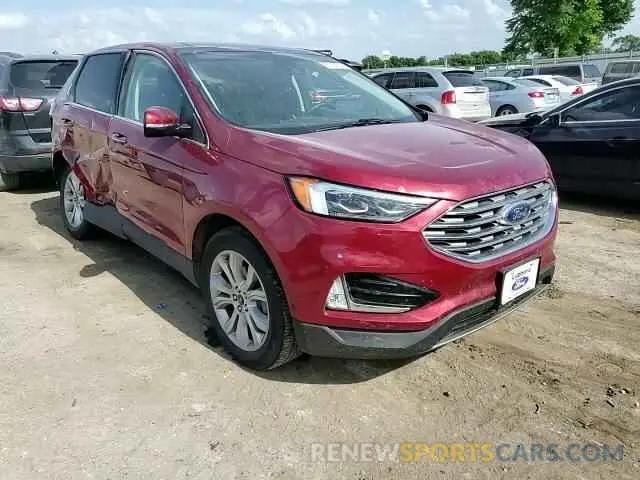 14 Photograph of a damaged car 2FMPK3K97KBB49427 FORD EDGE 2019
