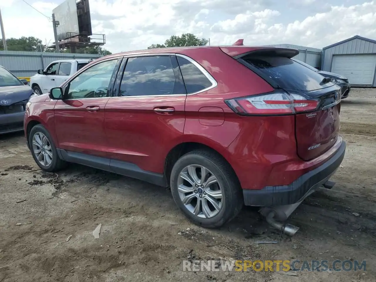 2 Photograph of a damaged car 2FMPK3K97KBB49427 FORD EDGE 2019