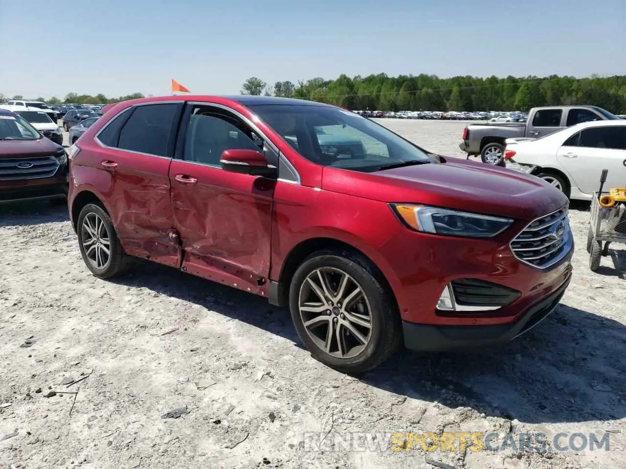 4 Photograph of a damaged car 2FMPK3K97KBB94738 FORD EDGE 2019