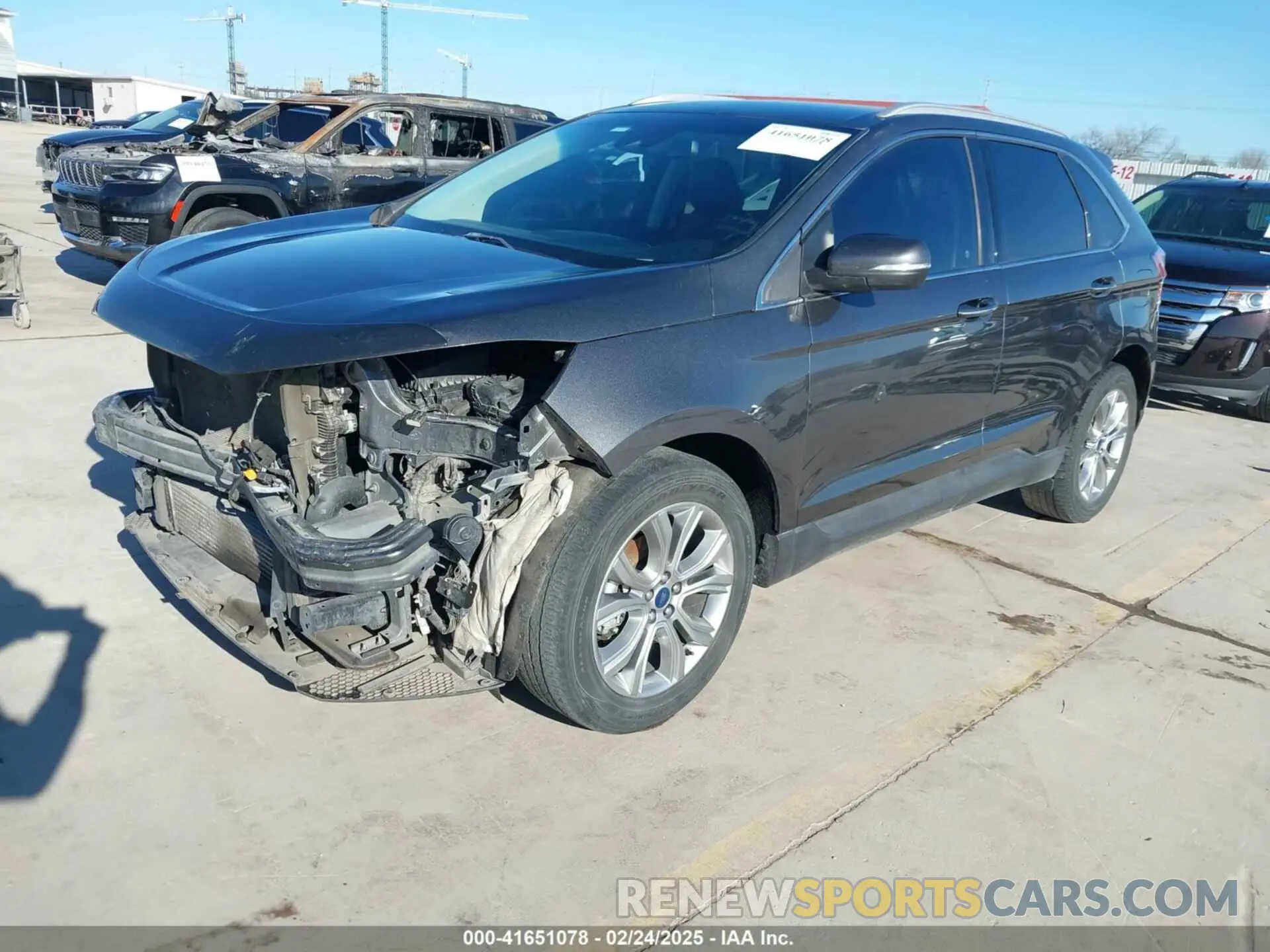 2 Photograph of a damaged car 2FMPK3K97KBC46935 FORD EDGE 2019