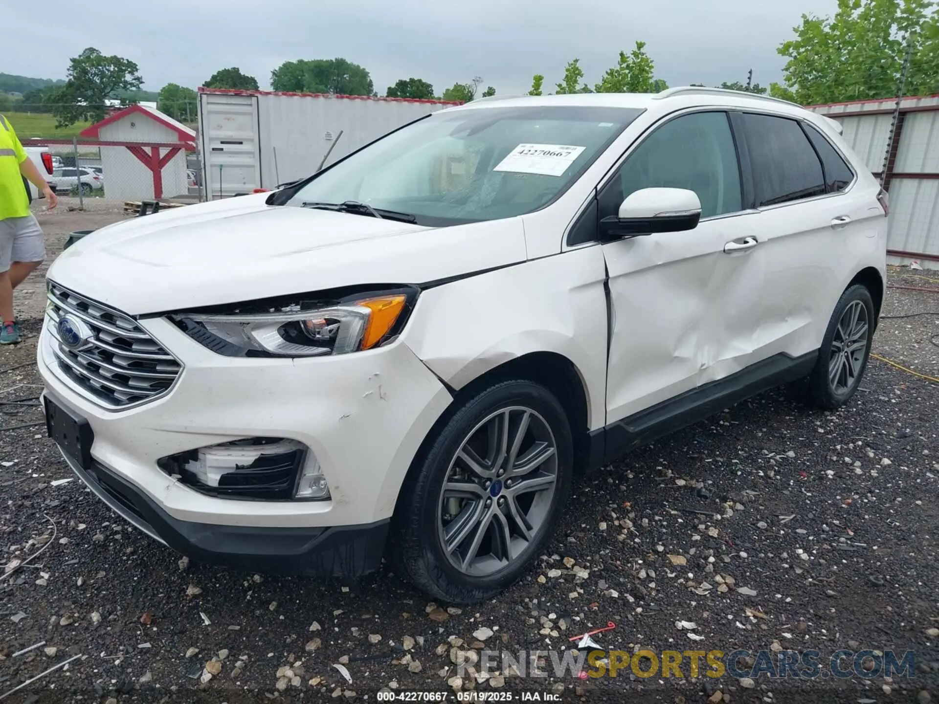 2 Photograph of a damaged car 2FMPK3K98KBB92173 FORD EDGE 2019