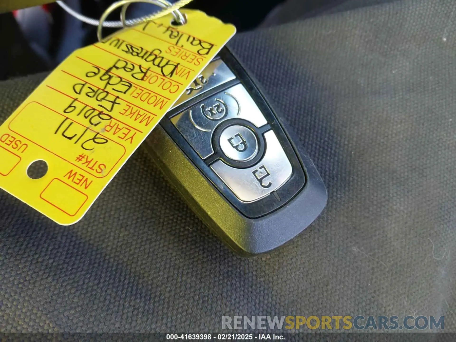 11 Photograph of a damaged car 2FMPK3K99KBB34346 FORD EDGE 2019