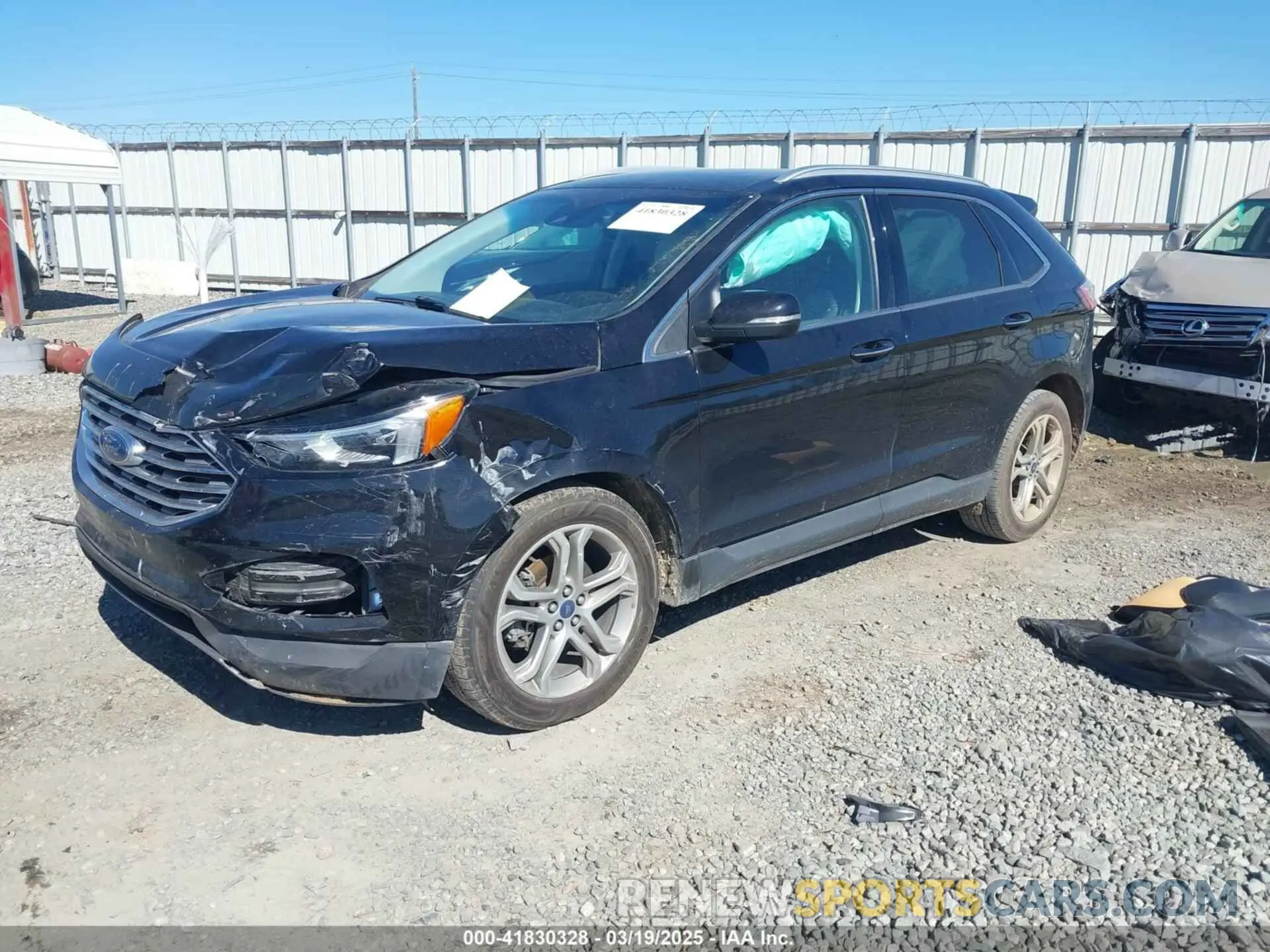 2 Photograph of a damaged car 2FMPK3K99KBB53558 FORD EDGE 2019