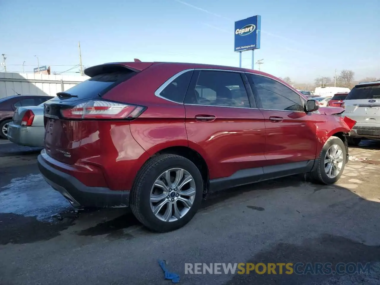 3 Photograph of a damaged car 2FMPK3K9XKBB20939 FORD EDGE 2019