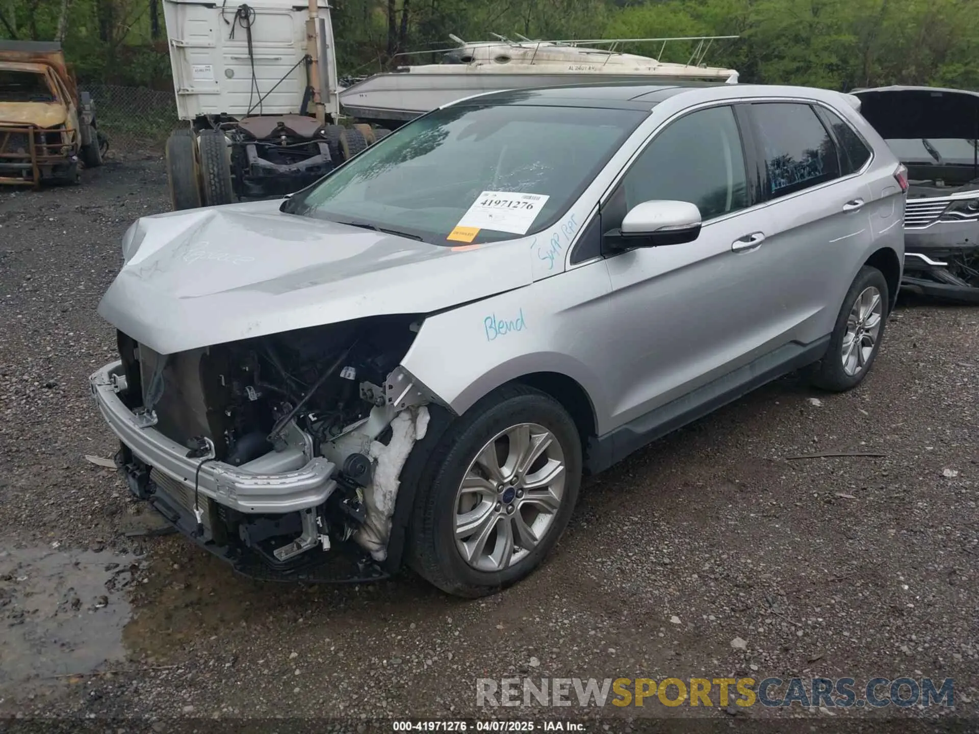 2 Photograph of a damaged car 2FMPK3K9XKBB70482 FORD EDGE 2019