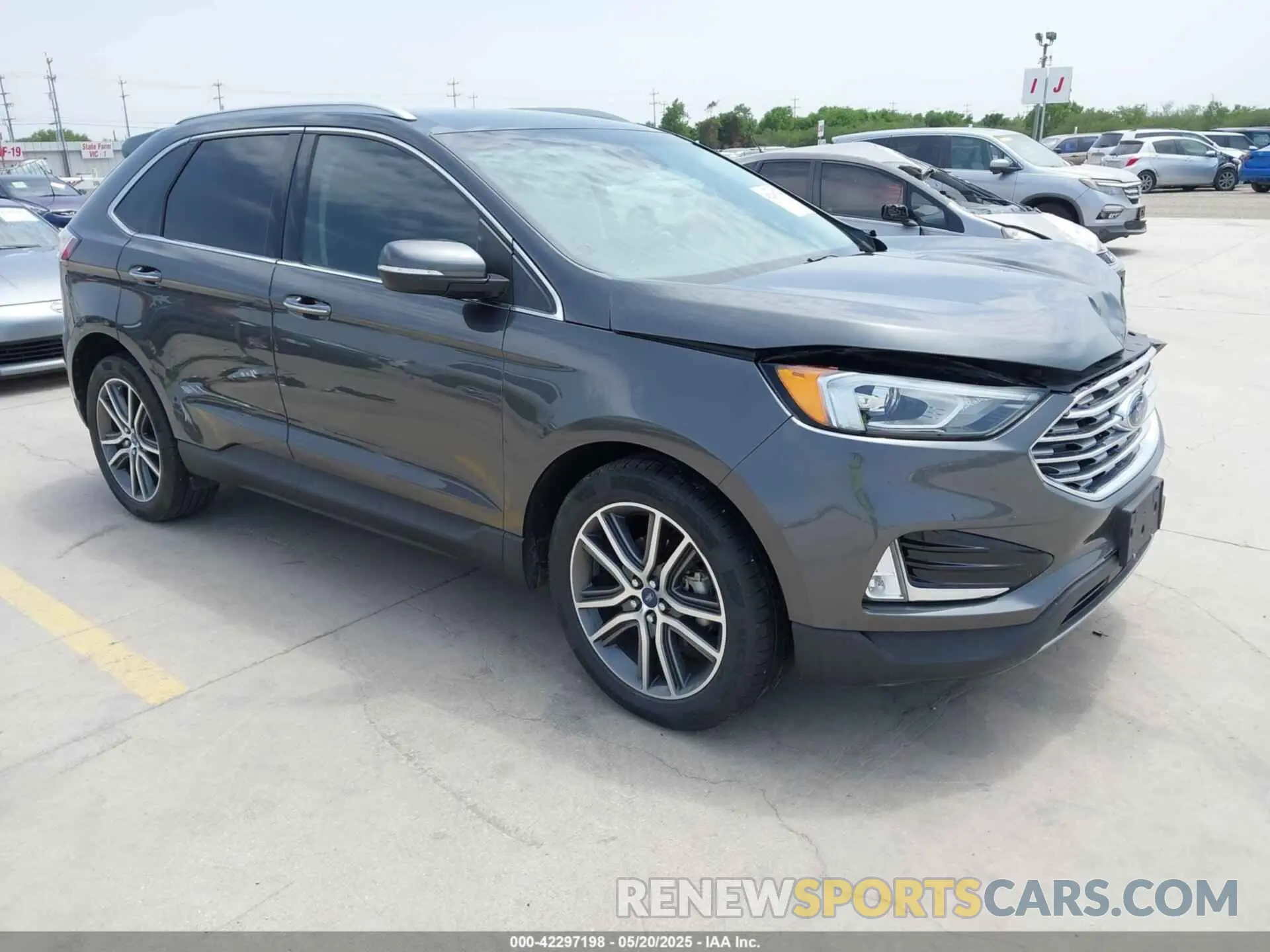 1 Photograph of a damaged car 2FMPK3K9XKBC35685 FORD EDGE 2019