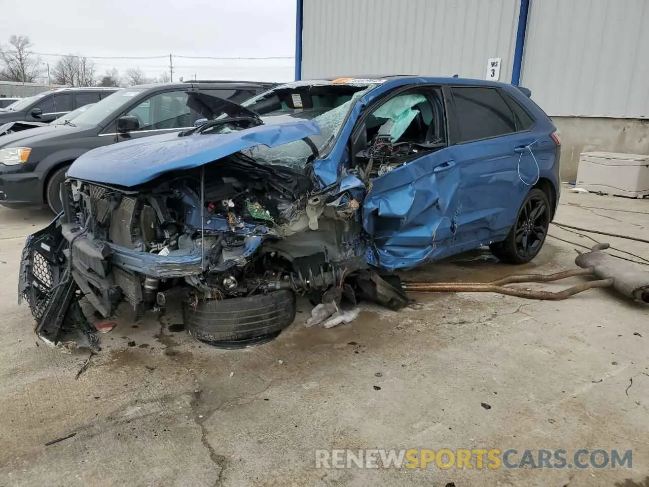 1 Photograph of a damaged car 2FMPK4AP9KBB93662 FORD EDGE 2019