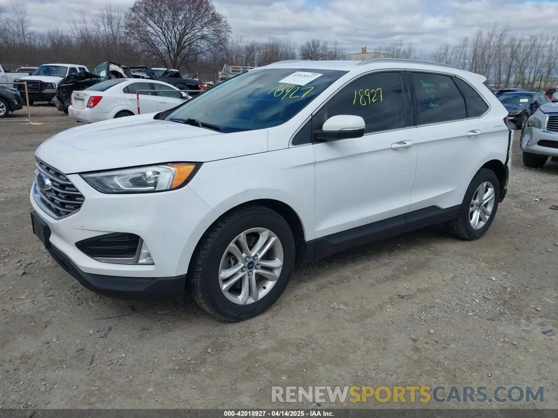 2 Photograph of a damaged car 2FMPK4J91KBB15166 FORD EDGE 2019