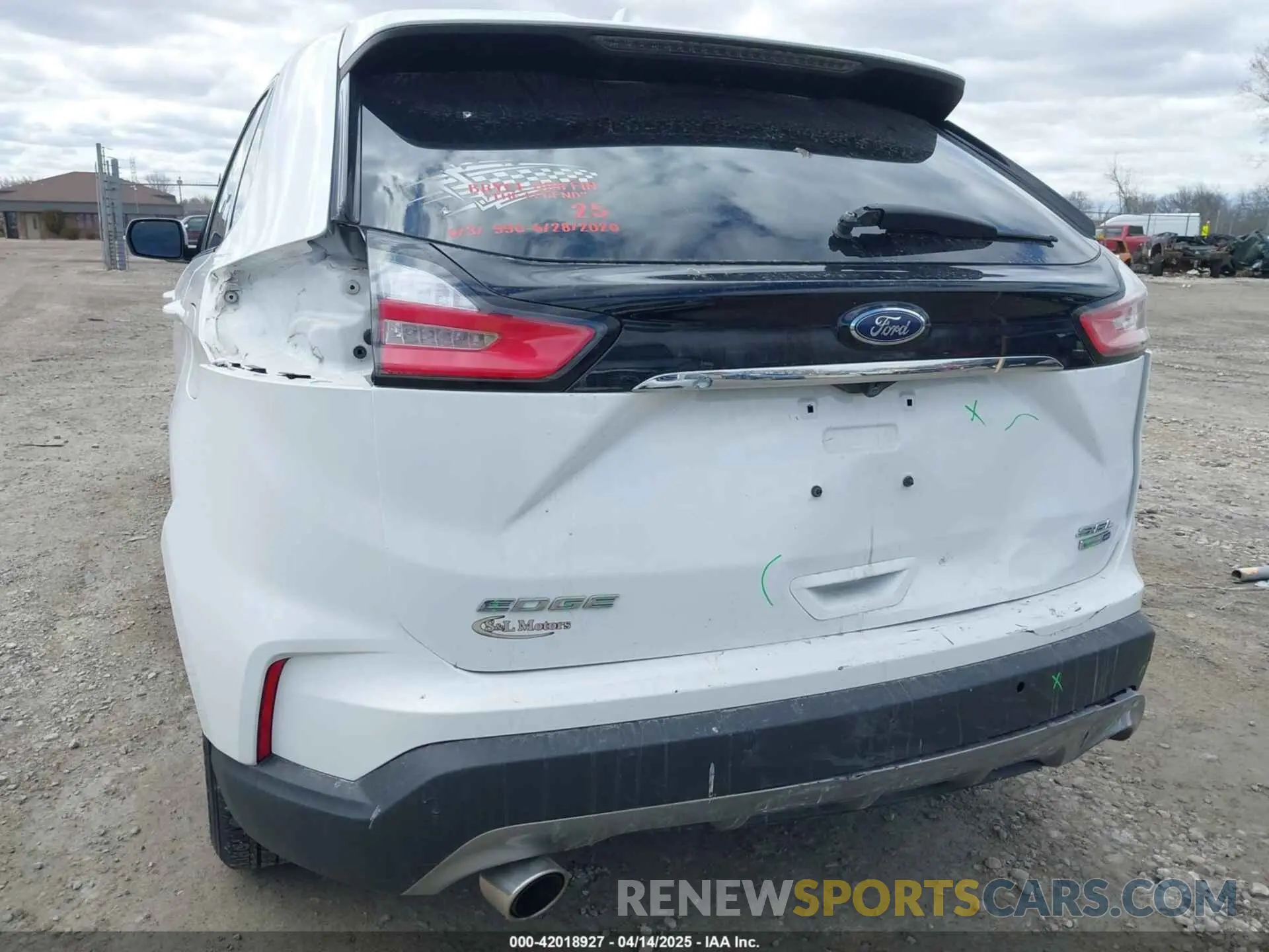 6 Photograph of a damaged car 2FMPK4J91KBB15166 FORD EDGE 2019