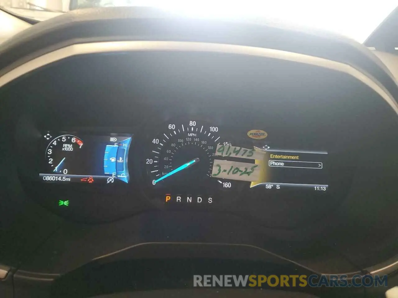 9 Photograph of a damaged car 2FMPK4J91KBC05658 FORD EDGE 2019