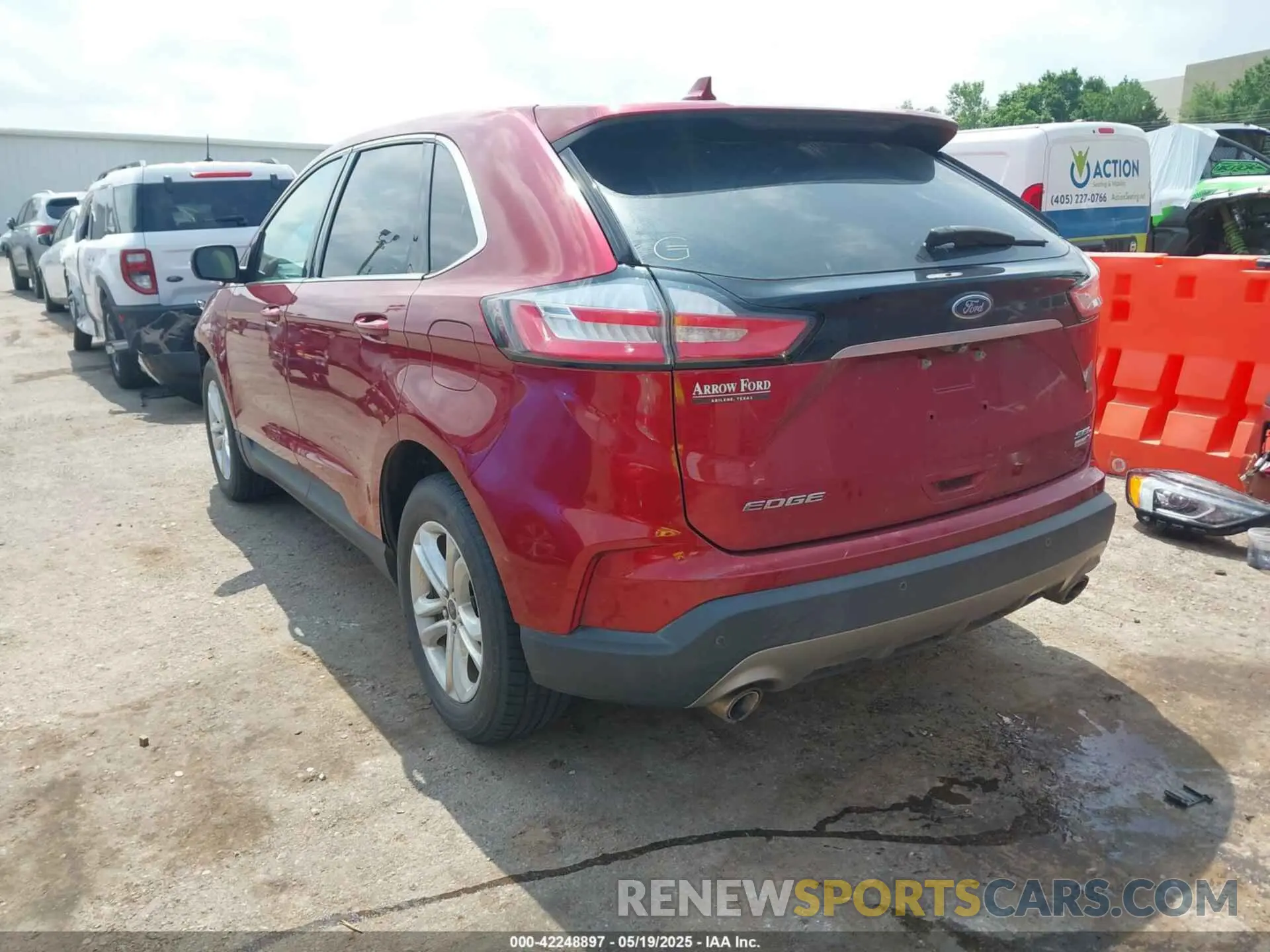 3 Photograph of a damaged car 2FMPK4J92KBB69060 FORD EDGE 2019