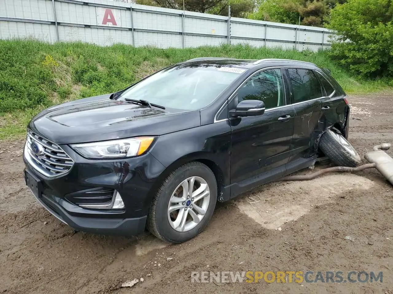 1 Photograph of a damaged car 2FMPK4J93KBB15606 FORD EDGE 2019