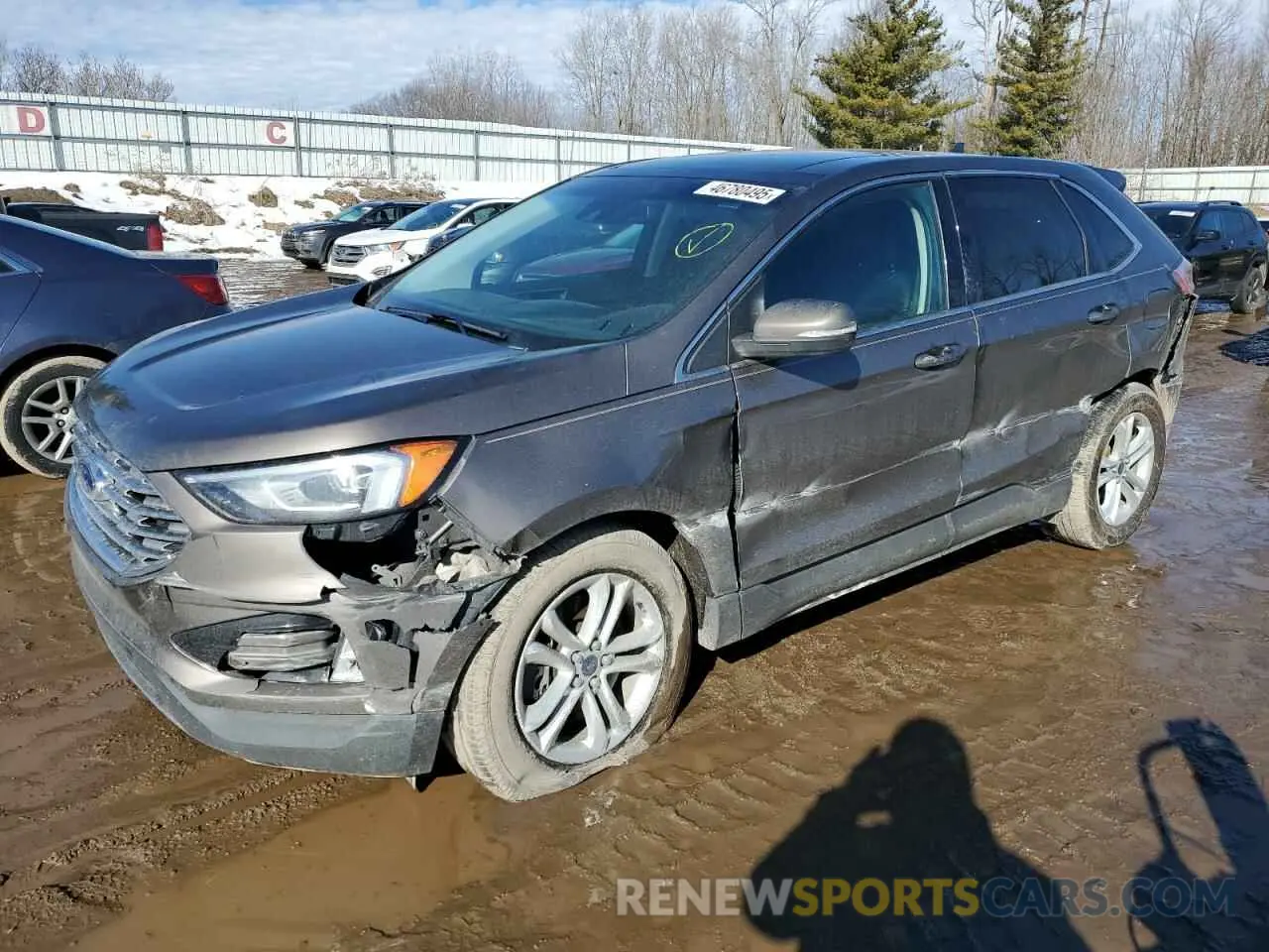 1 Photograph of a damaged car 2FMPK4J93KBB48718 FORD EDGE 2019