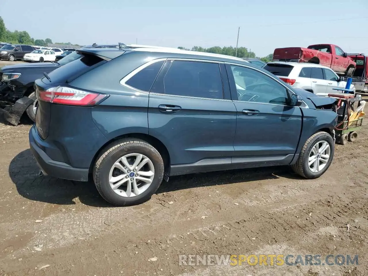 3 Photograph of a damaged car 2FMPK4J95KBB23500 FORD EDGE 2019