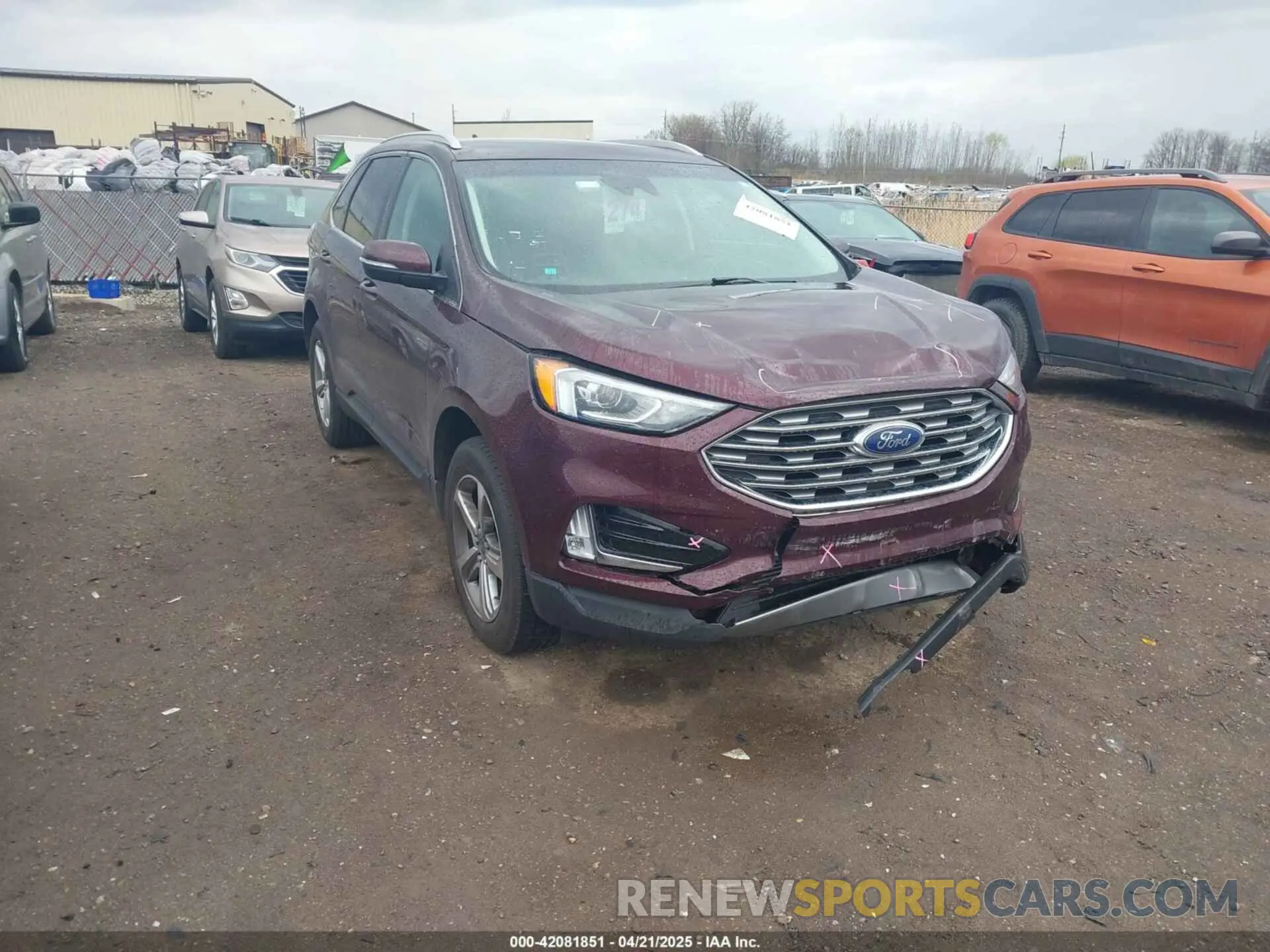 1 Photograph of a damaged car 2FMPK4J95KBC26108 FORD EDGE 2019
