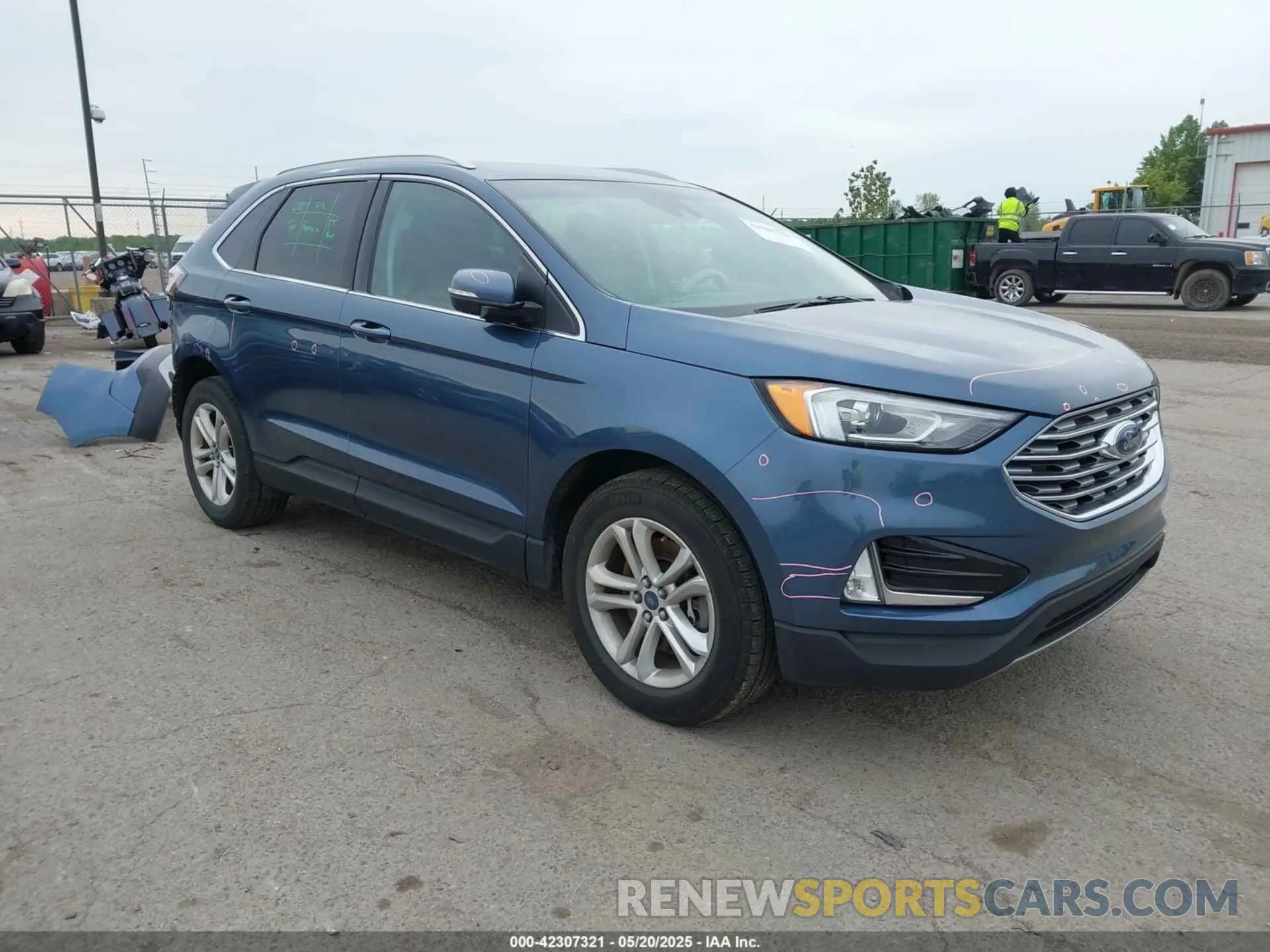1 Photograph of a damaged car 2FMPK4J96KBC19149 FORD EDGE 2019