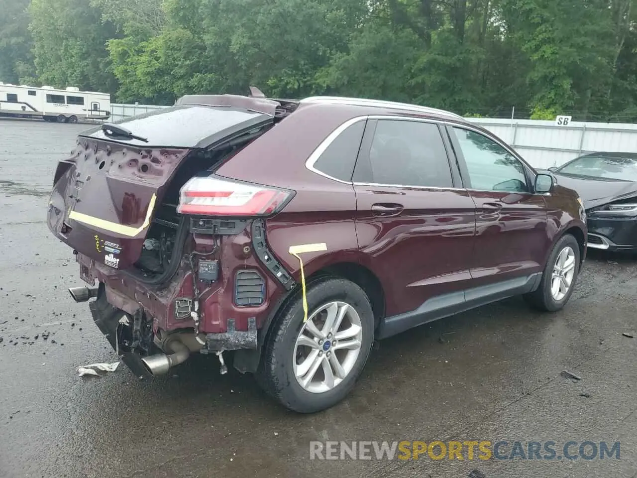 3 Photograph of a damaged car 2FMPK4J97KBB23143 FORD EDGE 2019