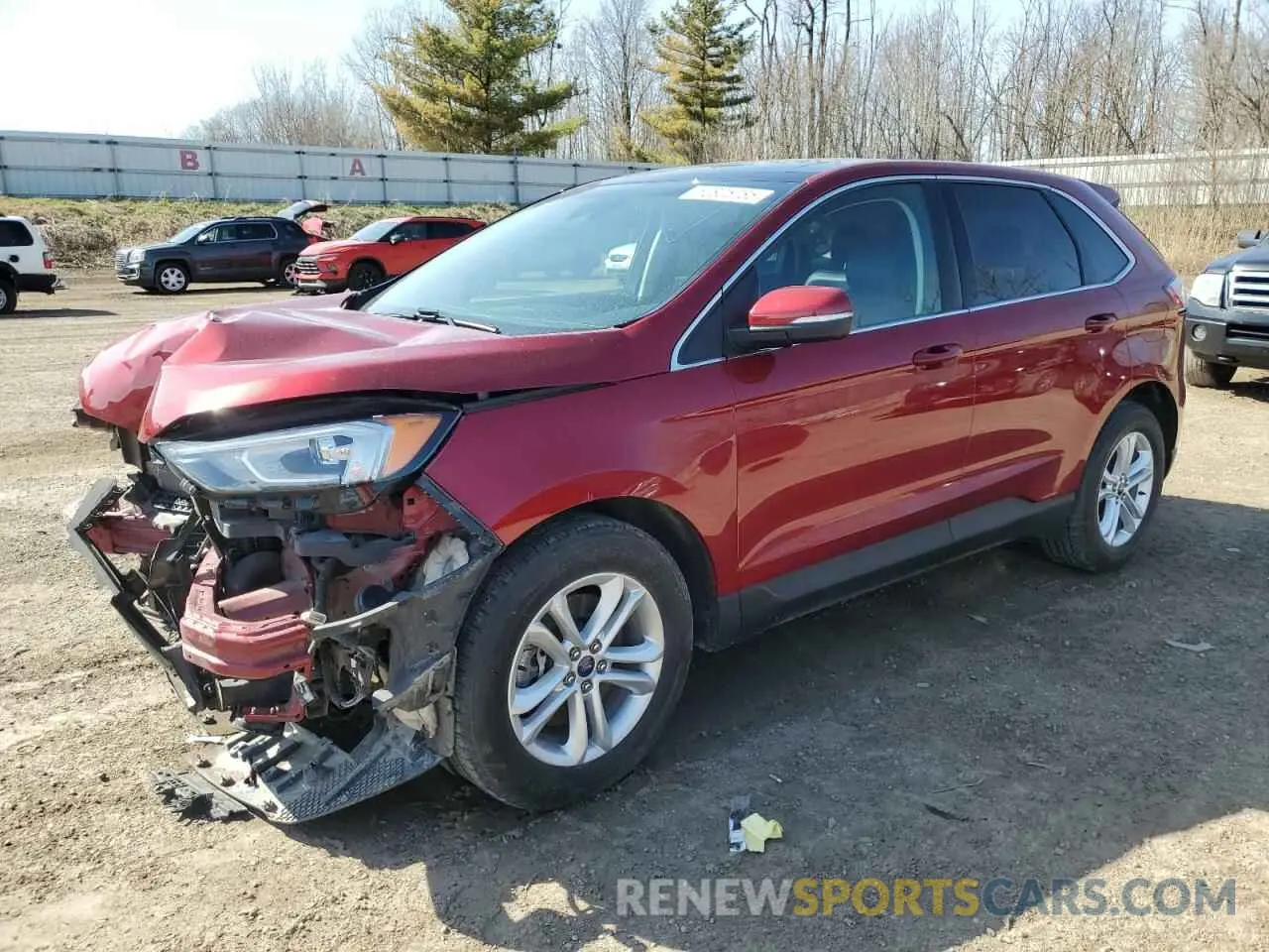 1 Photograph of a damaged car 2FMPK4J97KBC60471 FORD EDGE 2019
