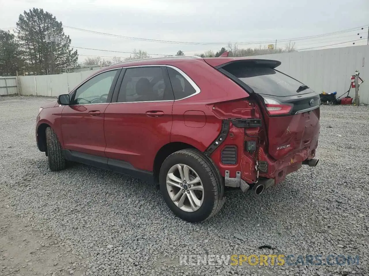 2 Photograph of a damaged car 2FMPK4J9XKBB18955 FORD EDGE 2019