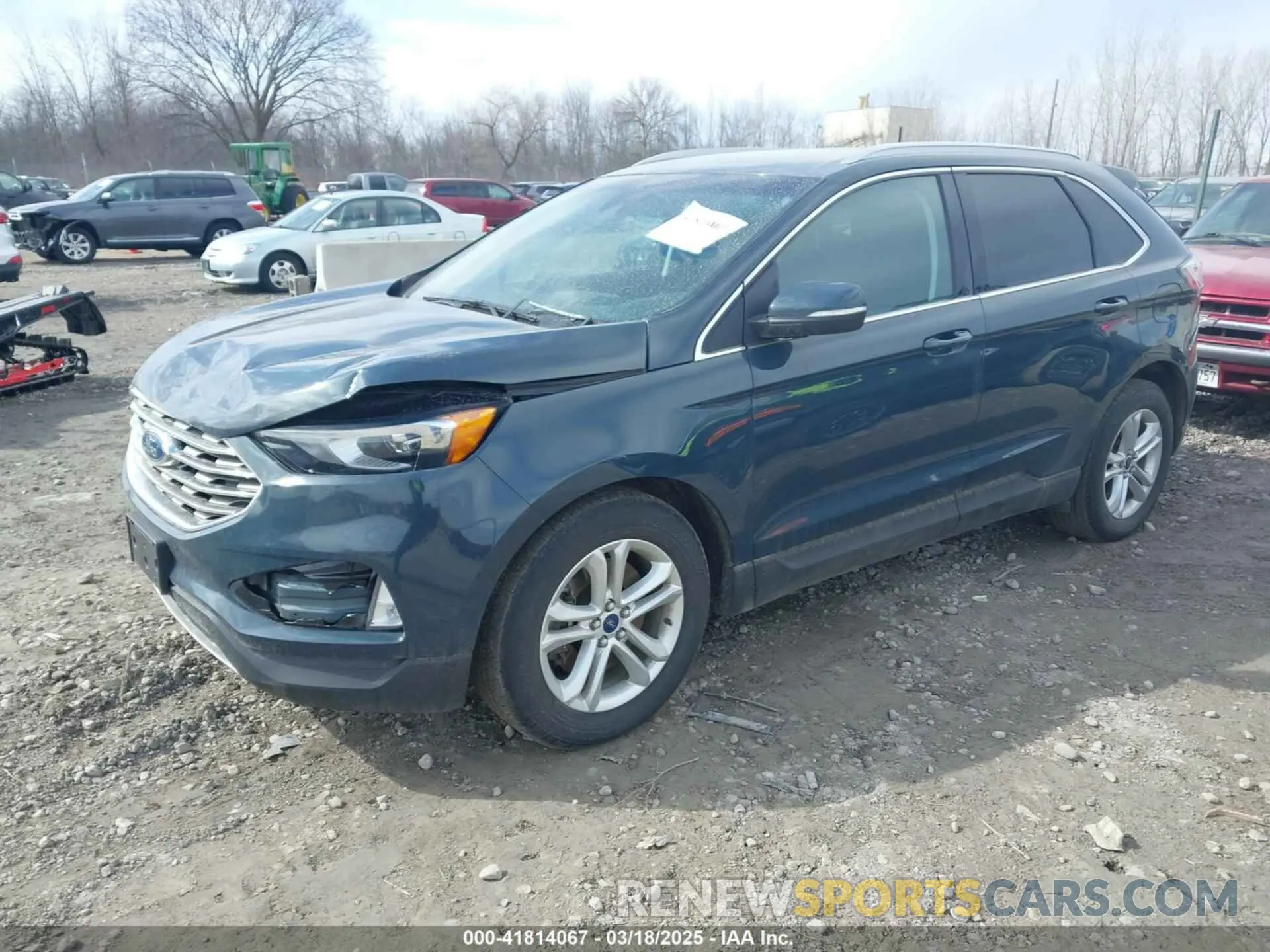 2 Photograph of a damaged car 2FMPK4J9XKBC58603 FORD EDGE 2019