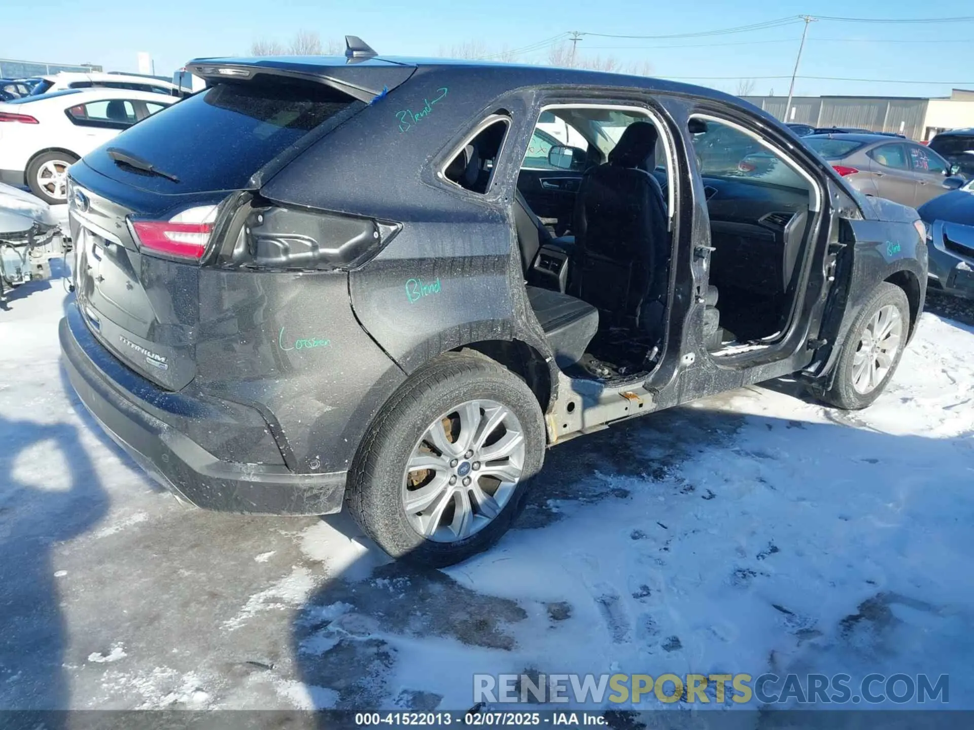 4 Photograph of a damaged car 2FMPK4K90KBB35424 FORD EDGE 2019