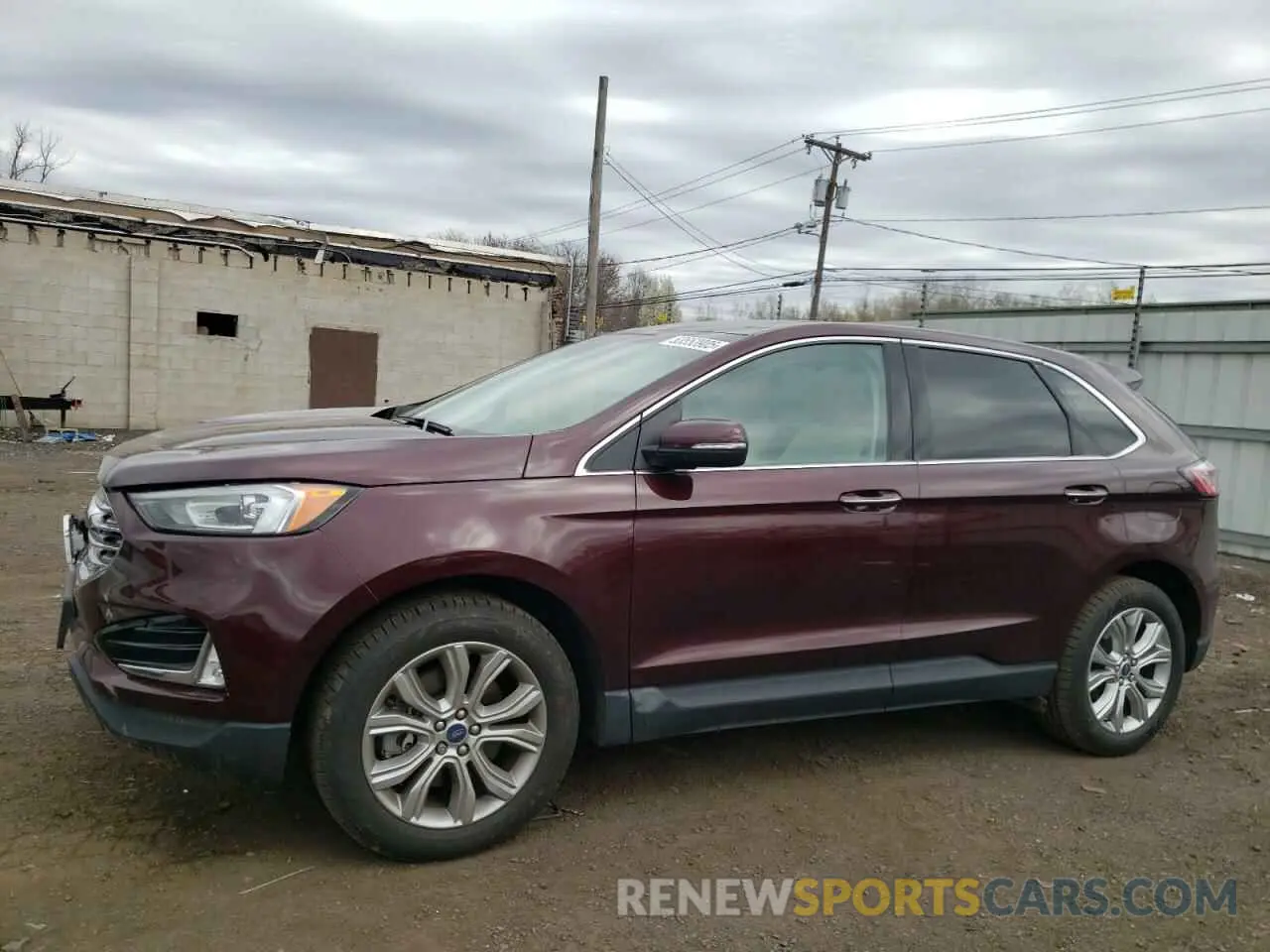 1 Photograph of a damaged car 2FMPK4K90KBC08114 FORD EDGE 2019