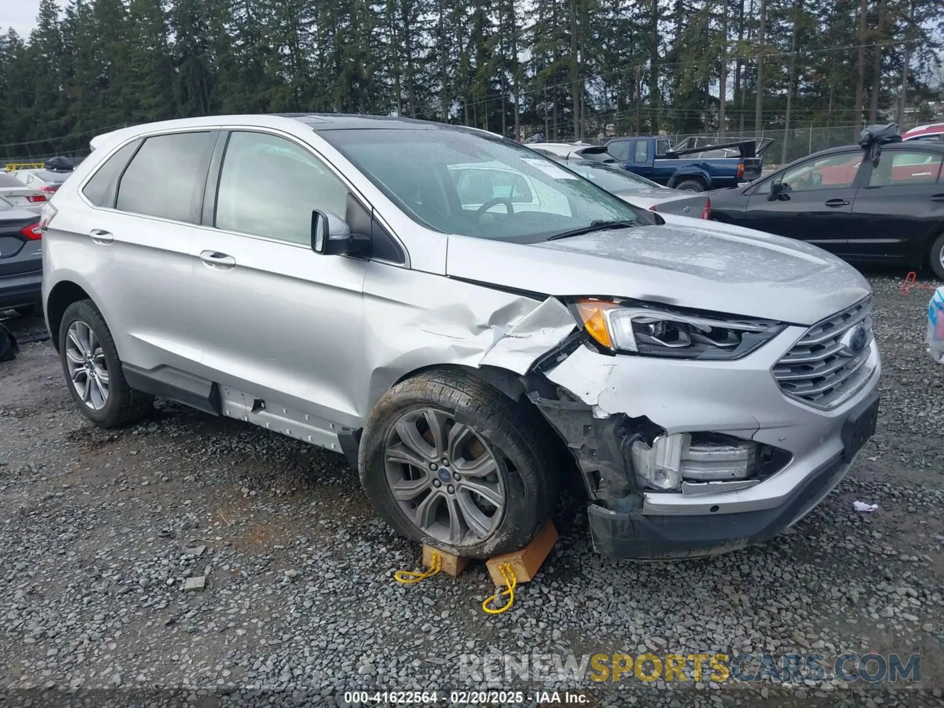 1 Photograph of a damaged car 2FMPK4K90KBC22398 FORD EDGE 2019