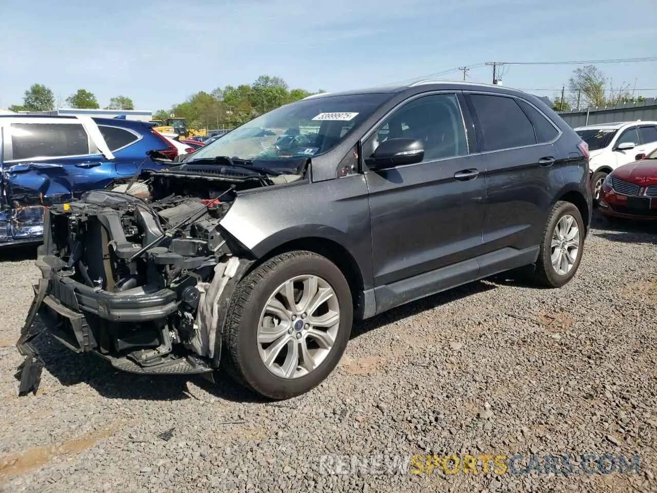 1 Photograph of a damaged car 2FMPK4K91KBC02113 FORD EDGE 2019