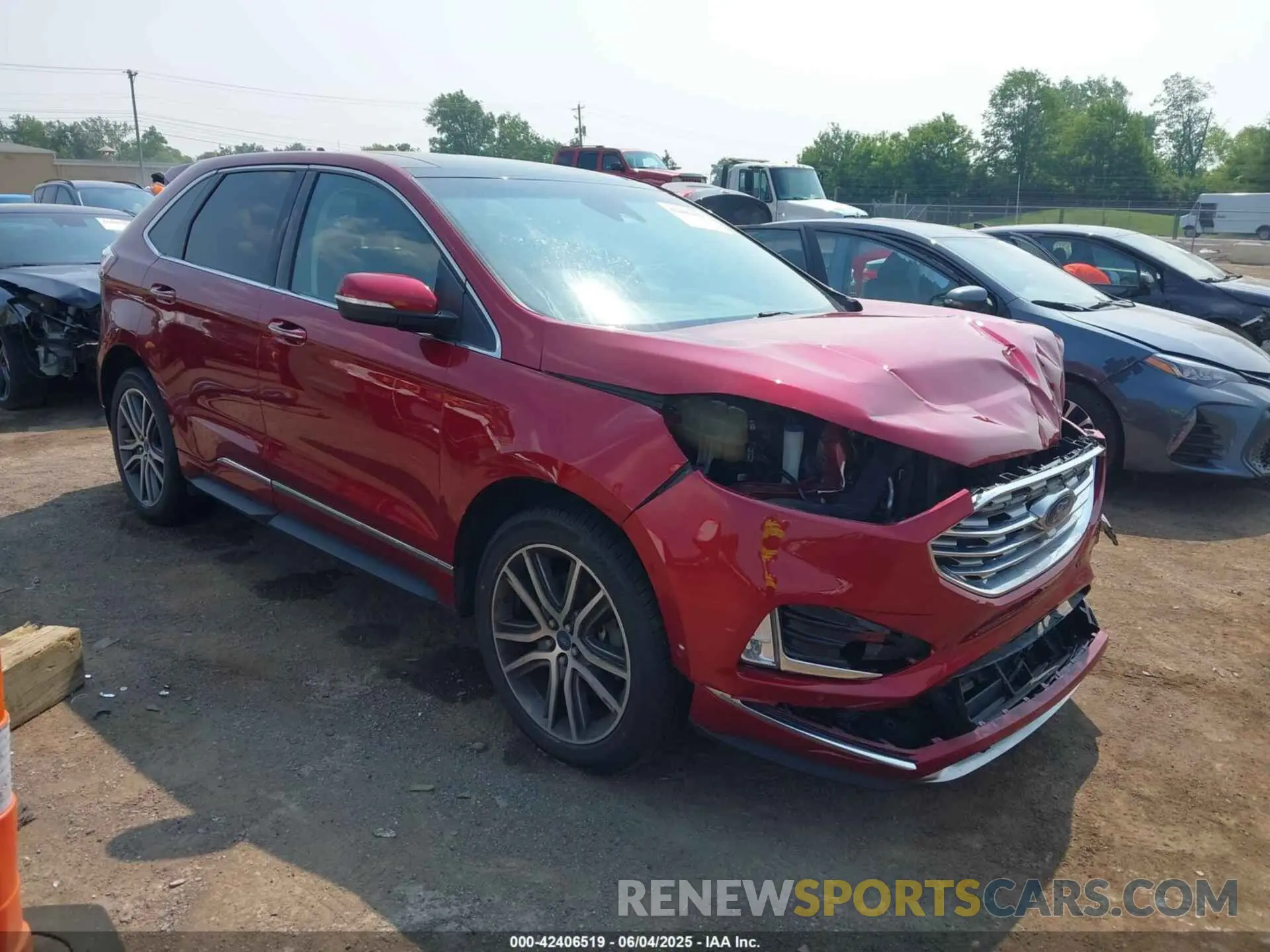 1 Photograph of a damaged car 2FMPK4K92KBB03901 FORD EDGE 2019