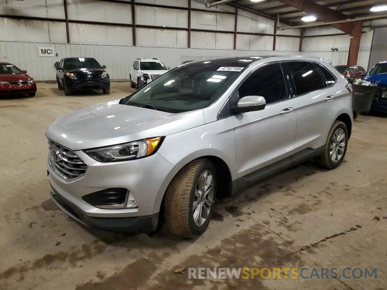 1 Photograph of a damaged car 2FMPK4K92KBB68733 FORD EDGE 2019