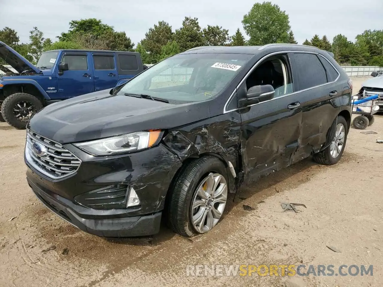 1 Photograph of a damaged car 2FMPK4K93KBB42822 FORD EDGE 2019