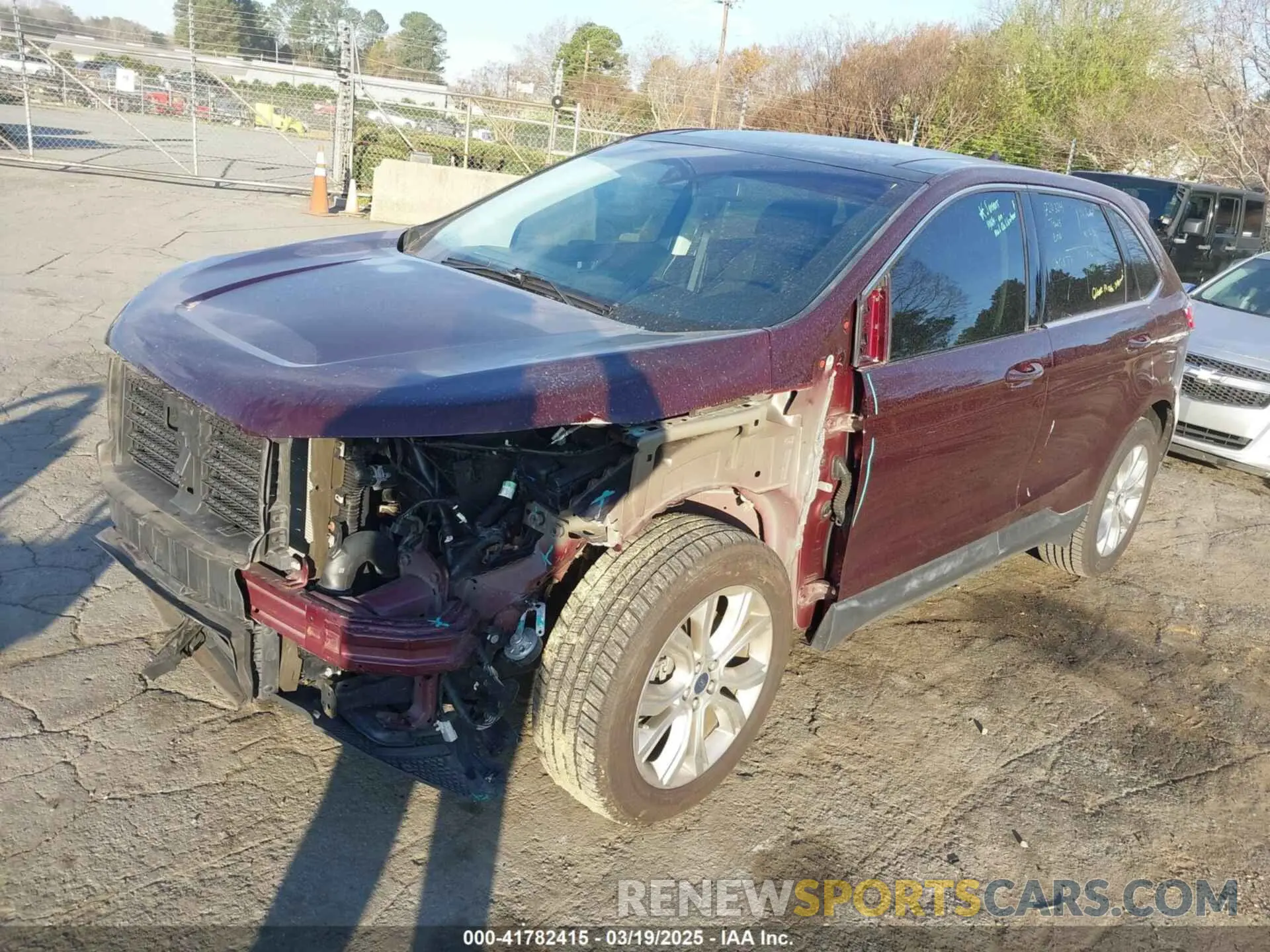 2 Photograph of a damaged car 2FMPK4K94KBB35619 FORD EDGE 2019