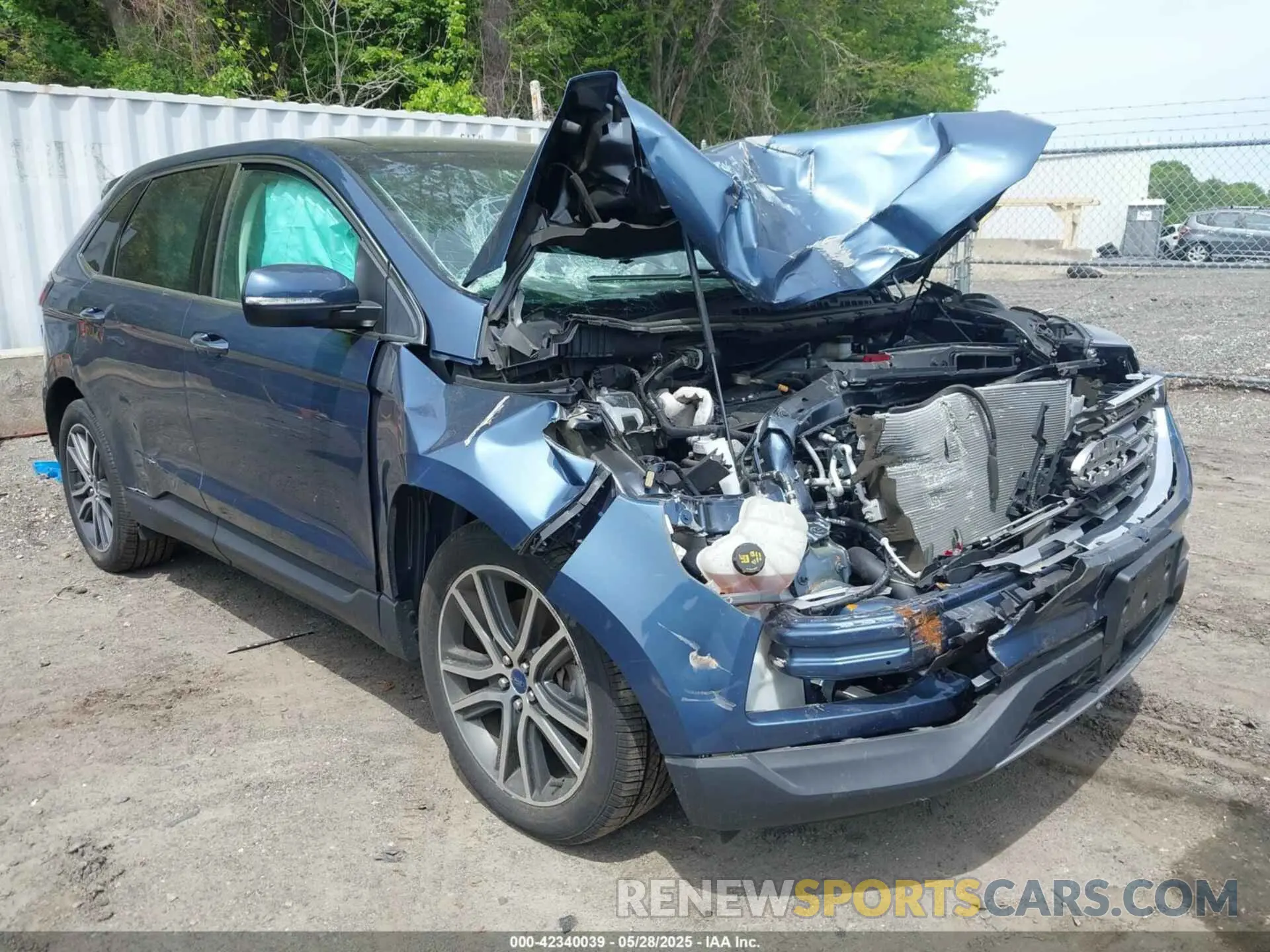 1 Photograph of a damaged car 2FMPK4K94KBB51903 FORD EDGE 2019
