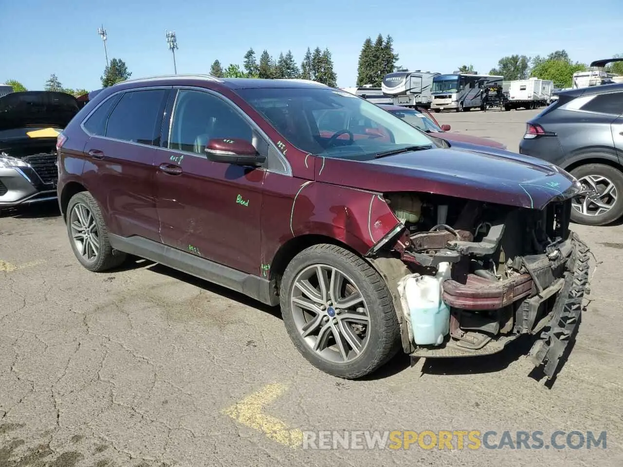 4 Photograph of a damaged car 2FMPK4K94KBC49247 FORD EDGE 2019